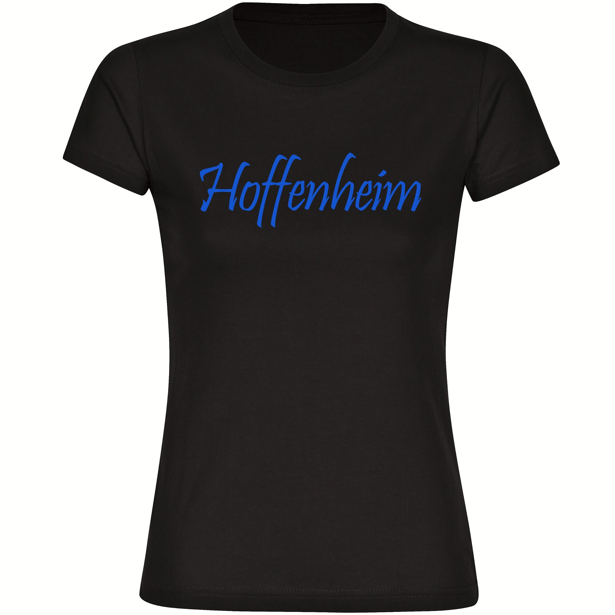 multifanshop Damen T-Shirt - Hoffenheim - Schriftzug - Druck blau - Frauen - Bild 1