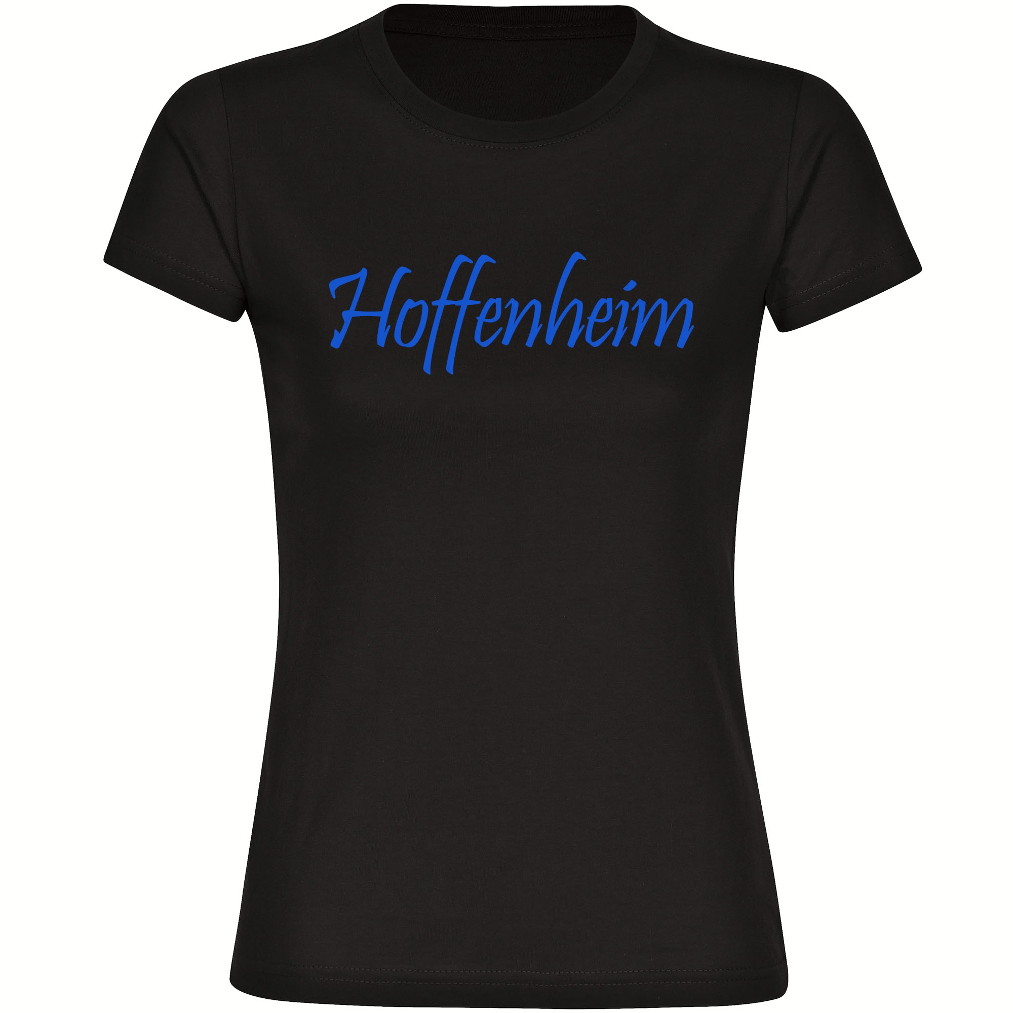 multifanshop Damen T-Shirt - Hoffenheim - Schriftzug - Druck blau - Frauen - Bild 1