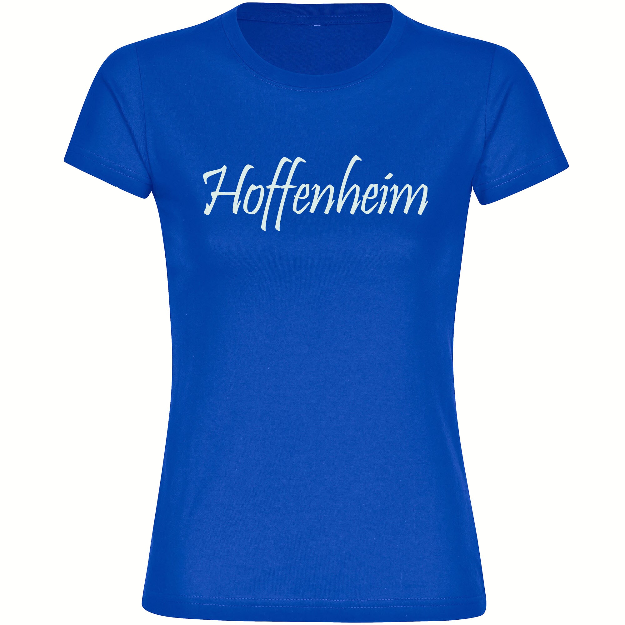 multifanshop Damen T-Shirt - Hoffenheim - Schriftzug - Druck wei&szlig; - Frauen - Bild 1
