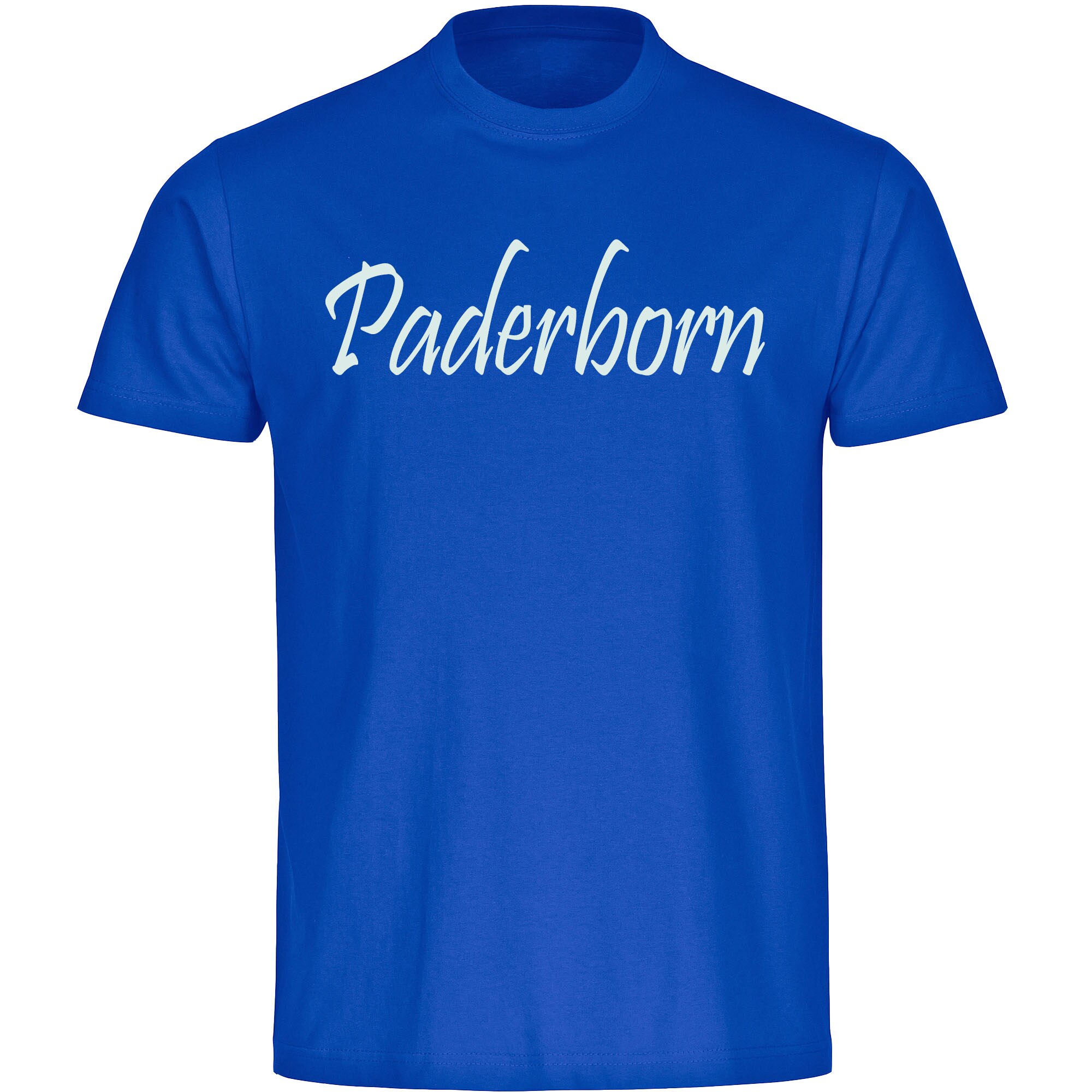 multifanshop Kinder T-Shirt - Paderborn - Schriftzug - Druck wei&szlig; - Kind - Bild 1