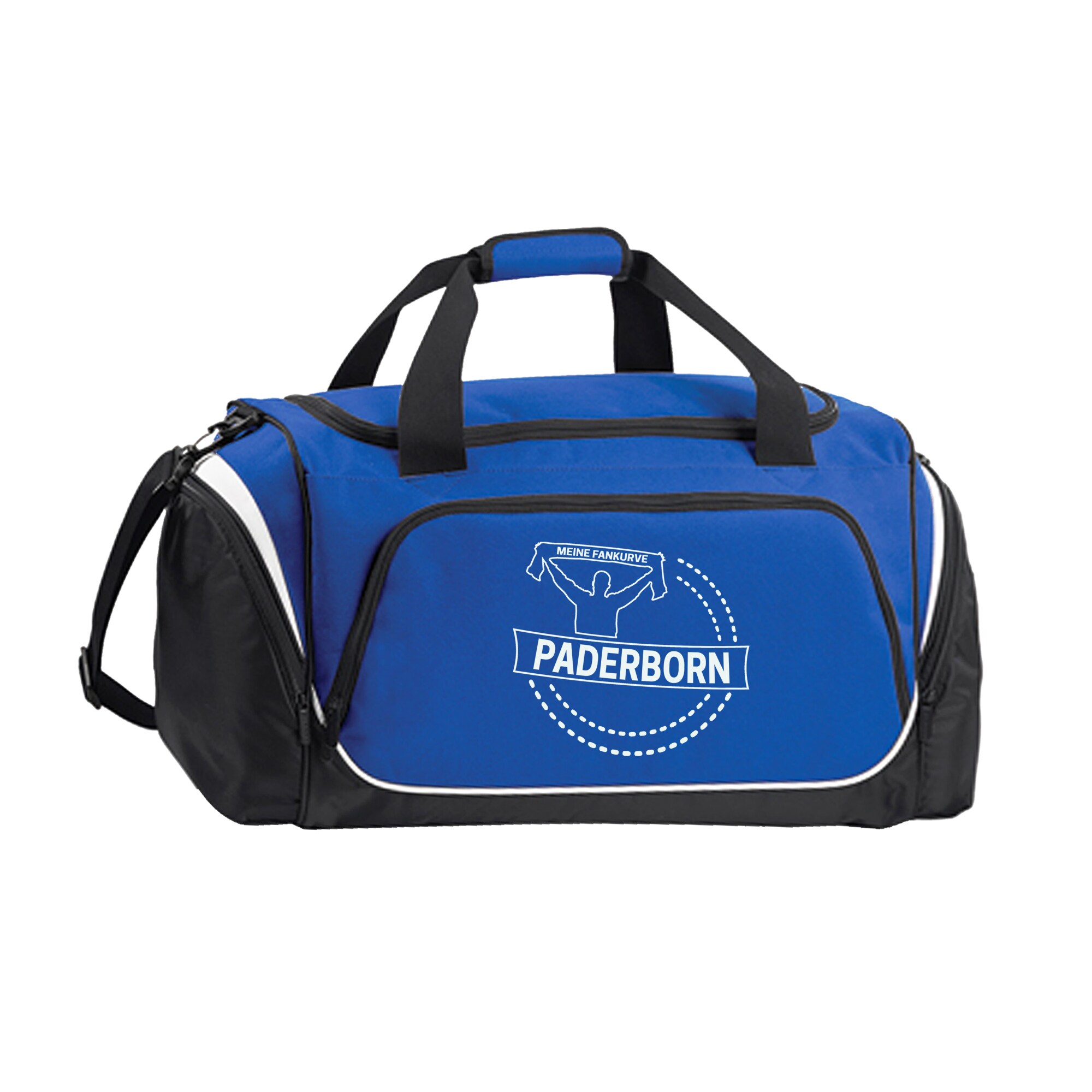multifanshop Sporttasche - Paderborn - Meine Fankurve - Druck wei&szlig; - Tasche - Bild 1