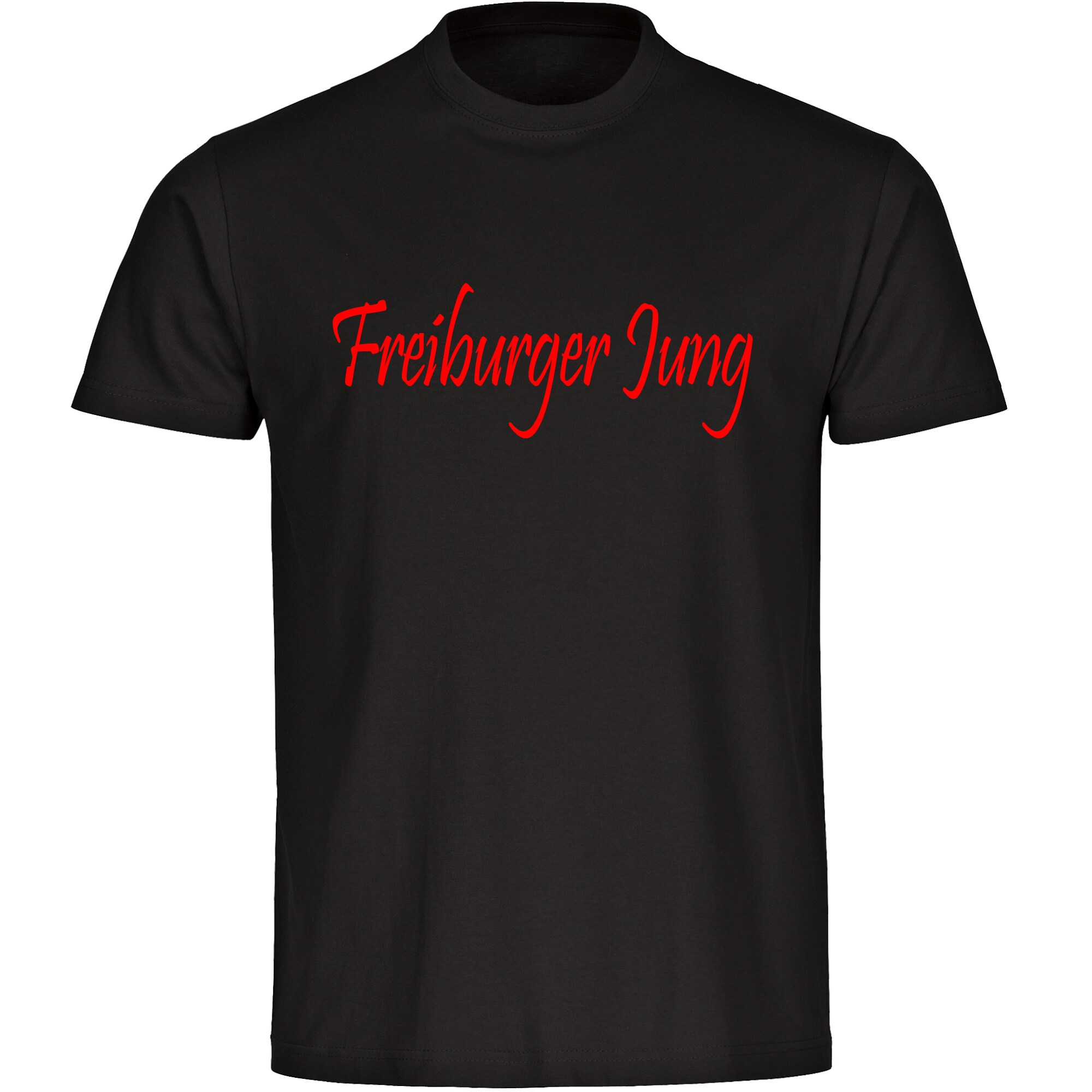 multifanshop Kinder T-Shirt - Freiburg - Freiburger Jung - Druck rot - Kind - Bild 1