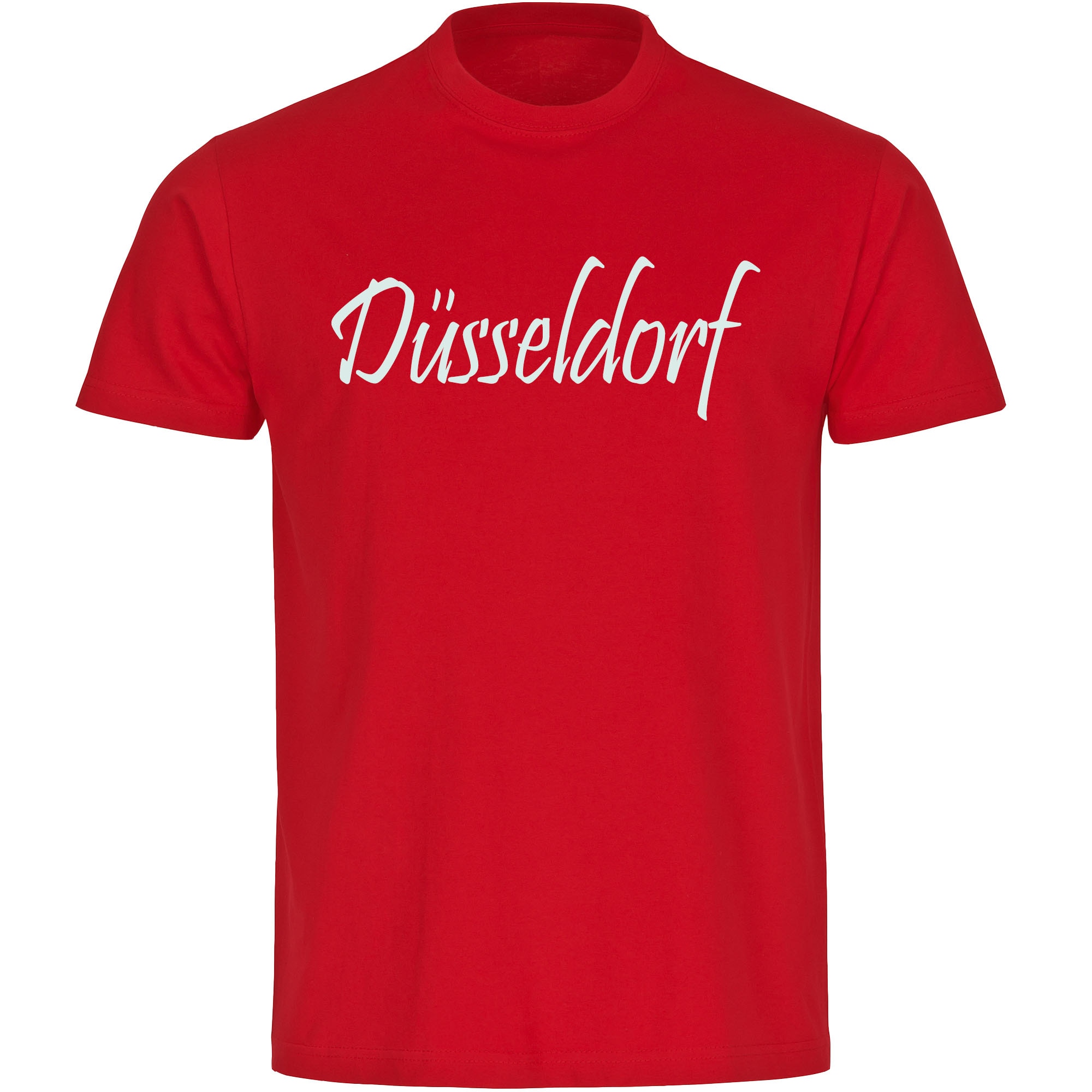 multifanshop Kinder T-Shirt - D&uuml;sseldorf - Schriftzug - Druck wei&szlig; - Kind - Bild 1