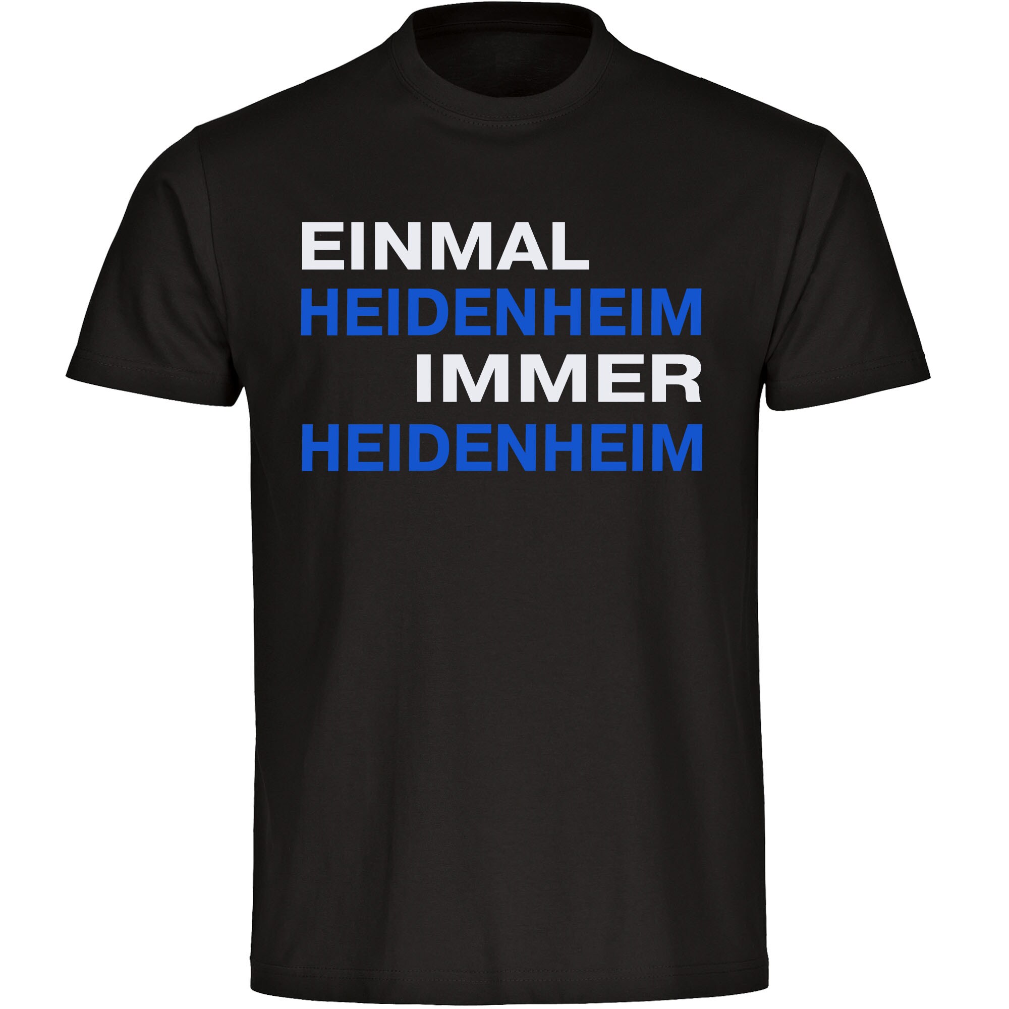 multifanshop Kinder T-Shirt - Heidenheim - Einmal Immer - Druck rot - Kind - Bild 1