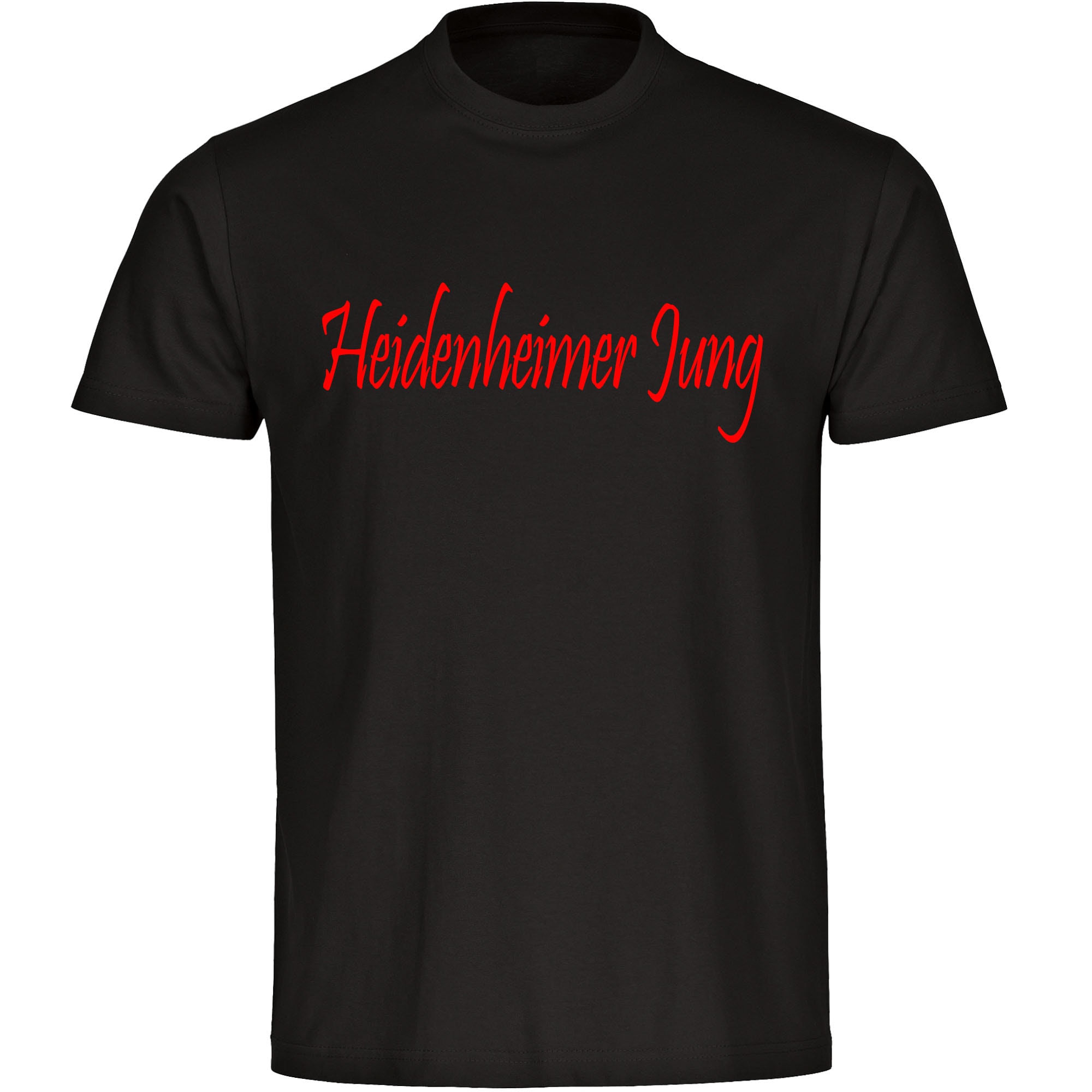 multifanshop Kinder T-Shirt - Heidenheim - Heidenheimer Jung - Druck rot - Kind - Bild 1