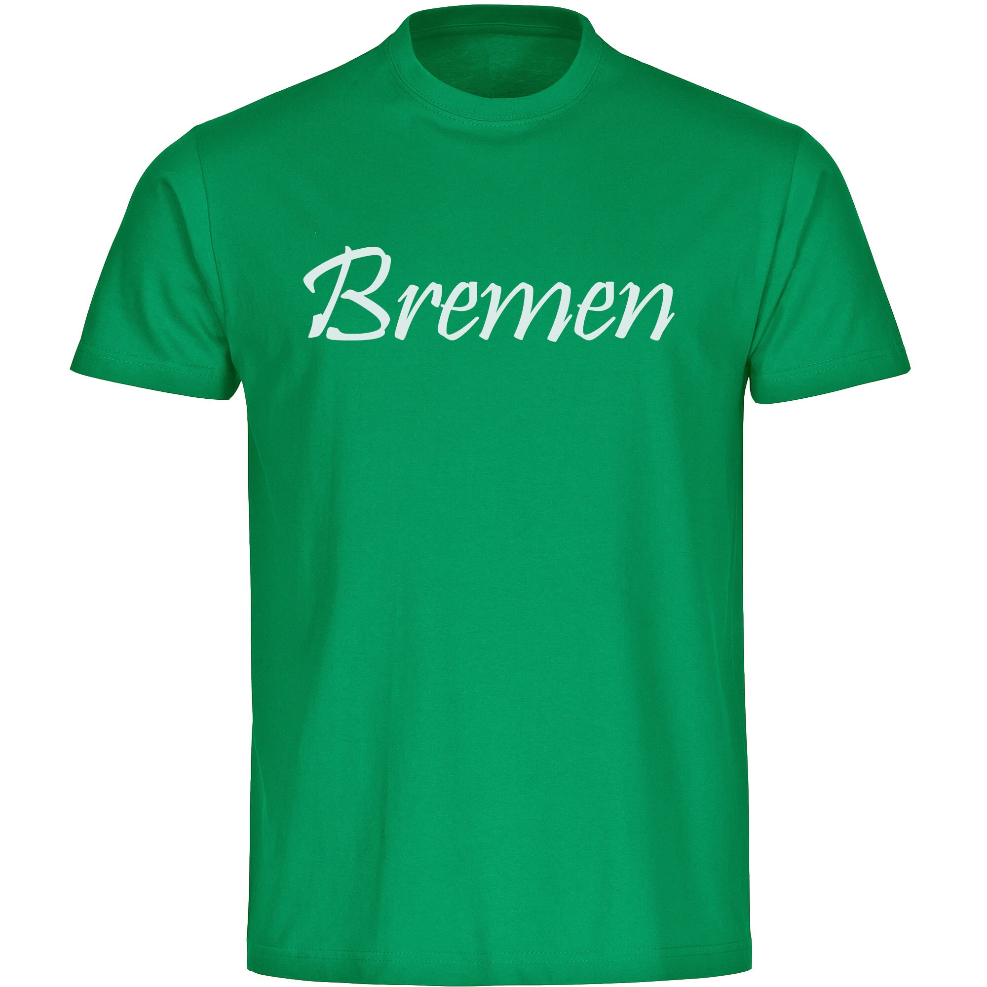multifanshop Kinder T-Shirt - Bremen - Schriftzug - Druck wei&szlig; - Kind - Bild 1