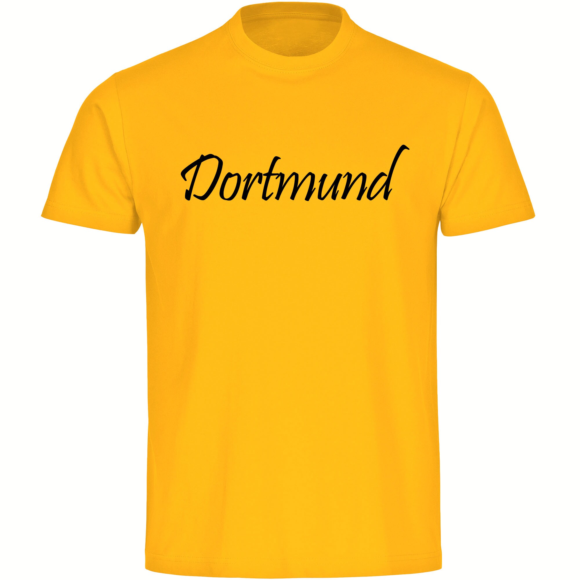 multifanshop Herren T-Shirt - Dortmund - Schriftzug - Druck schwarz - M&auml;nner - Bild 1