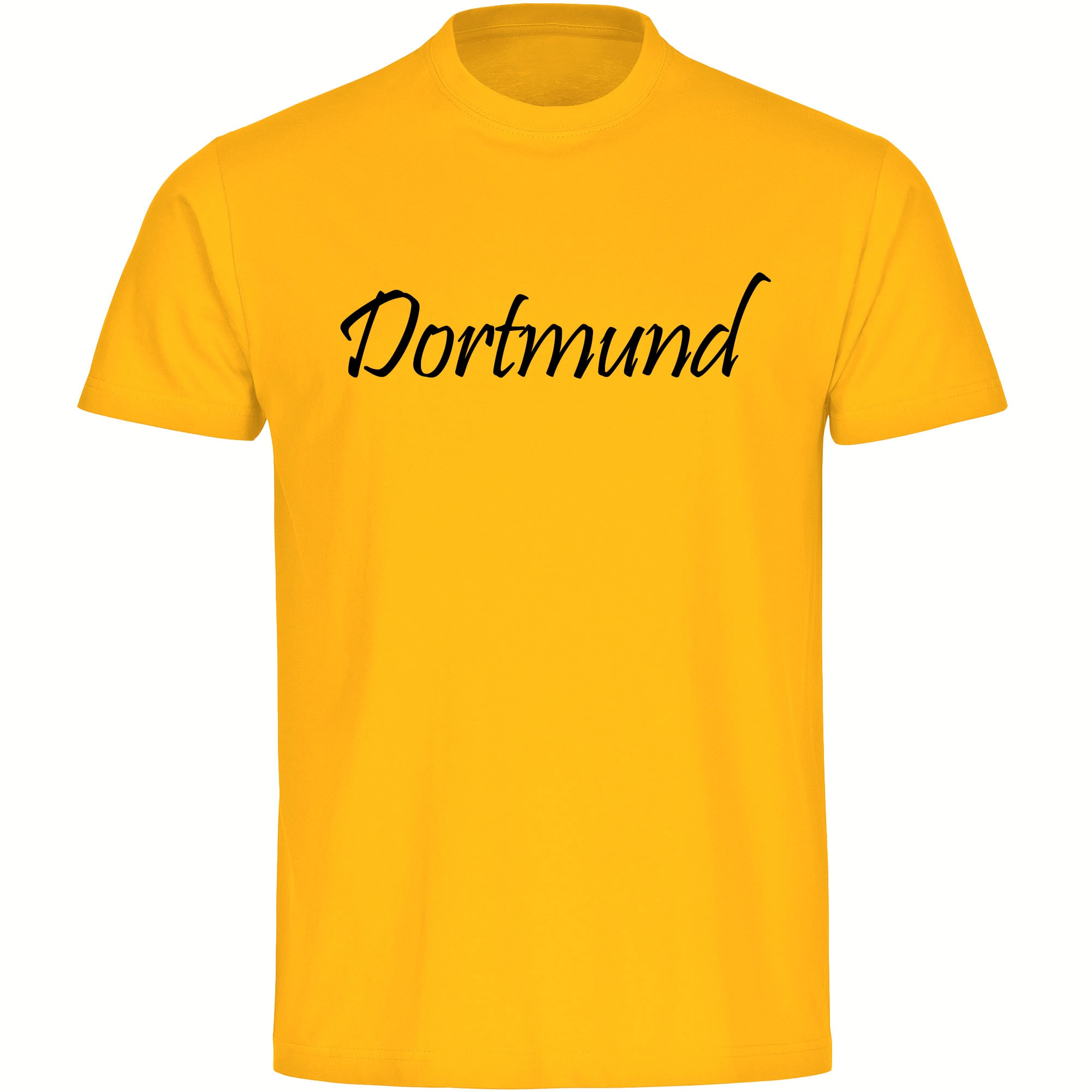 multifanshop Kinder T-Shirt - Dortmund - Schriftzug - Druck schwarz - Kind - Bild 1