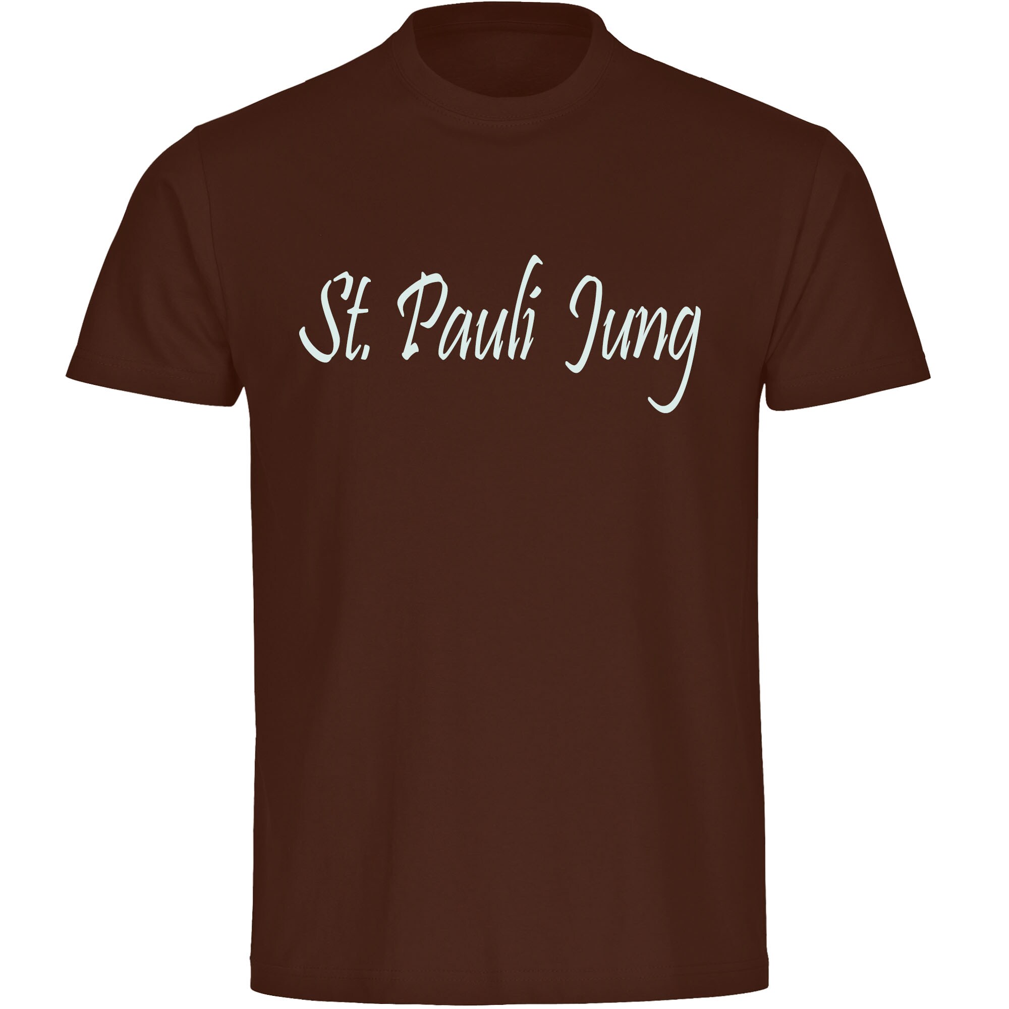 multifanshop Herren T-Shirt - St. Pauli - St. Pauli Jung - Druck wei&szlig; - M&auml;nner - Bild 1