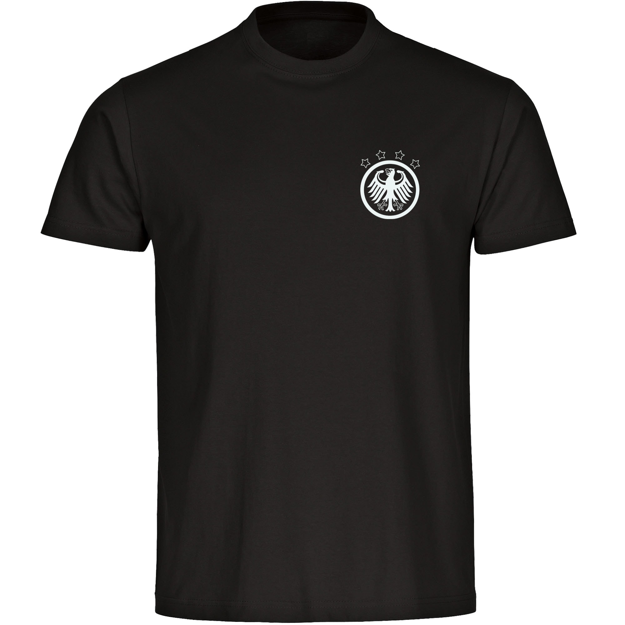 multifanshop Herren T-Shirt - Deutschland - Adler Retro - Druck wei&szlig; - M&auml;nner - Bild 1