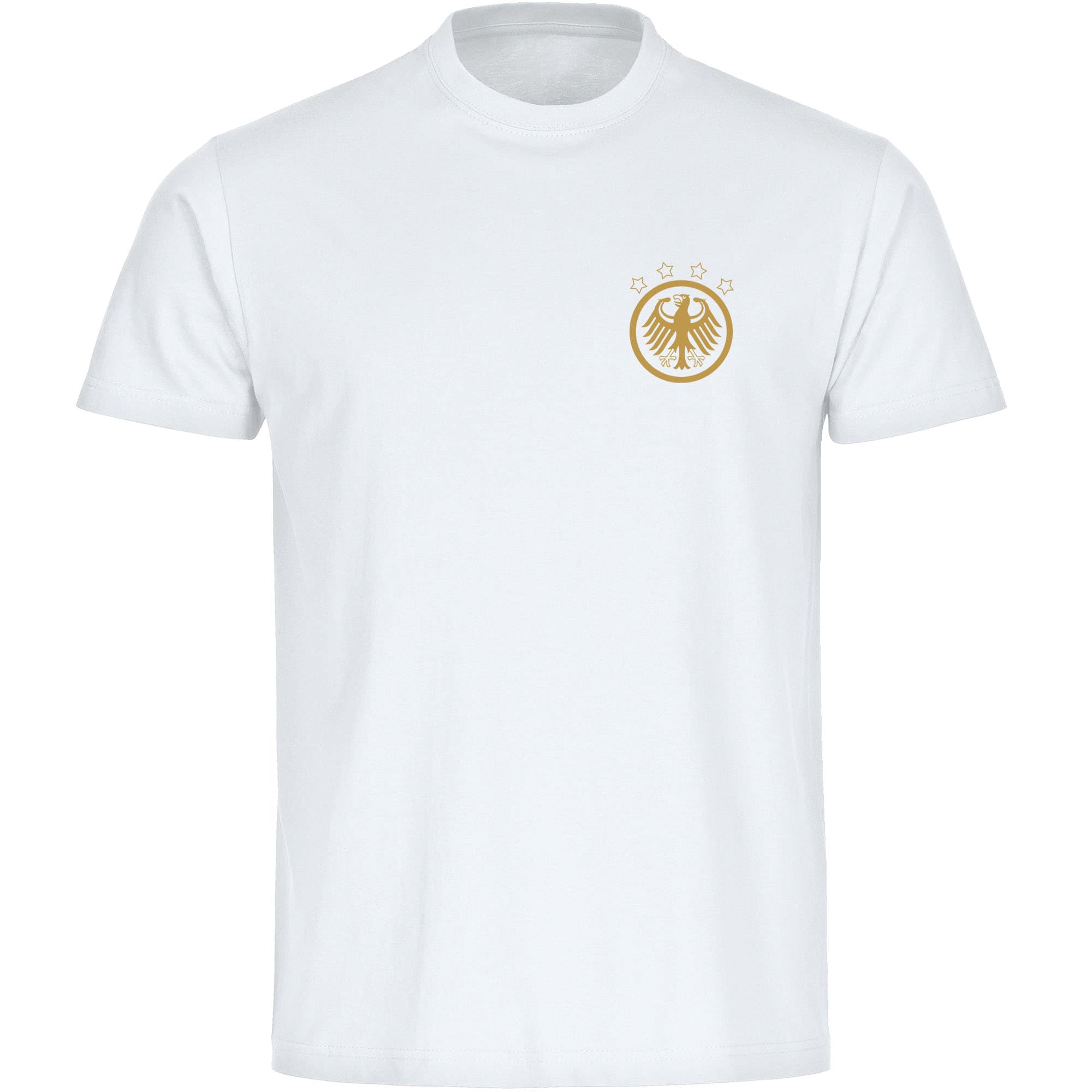 multifanshop Herren T-Shirt - Deutschland - Adler Retro Gold - Druck gold metallic - M&auml;nner - Bild 1