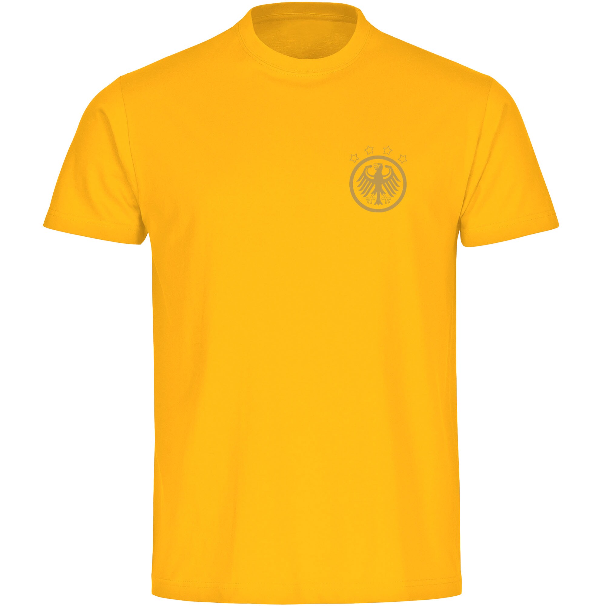 multifanshop Herren T-Shirt - Deutschland - Adler Retro Gold - Druck gold metallic - M&auml;nner - Bild 1