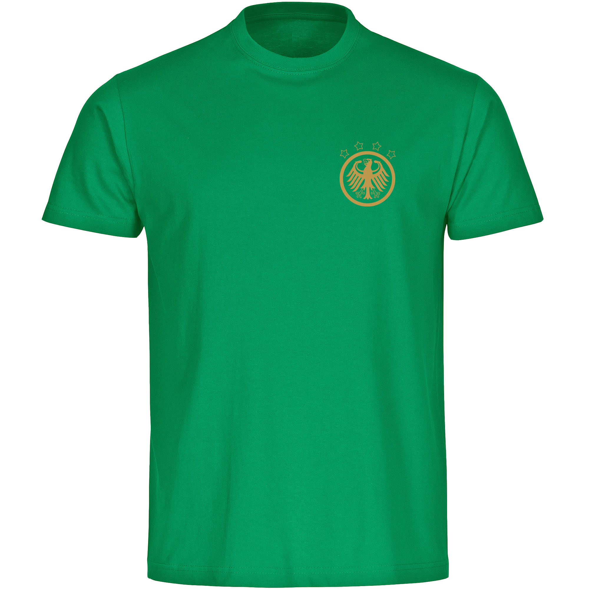 multifanshop Herren T-Shirt - Deutschland - Adler Retro Gold - Druck gold metallic - M&auml;nner - Bild 1