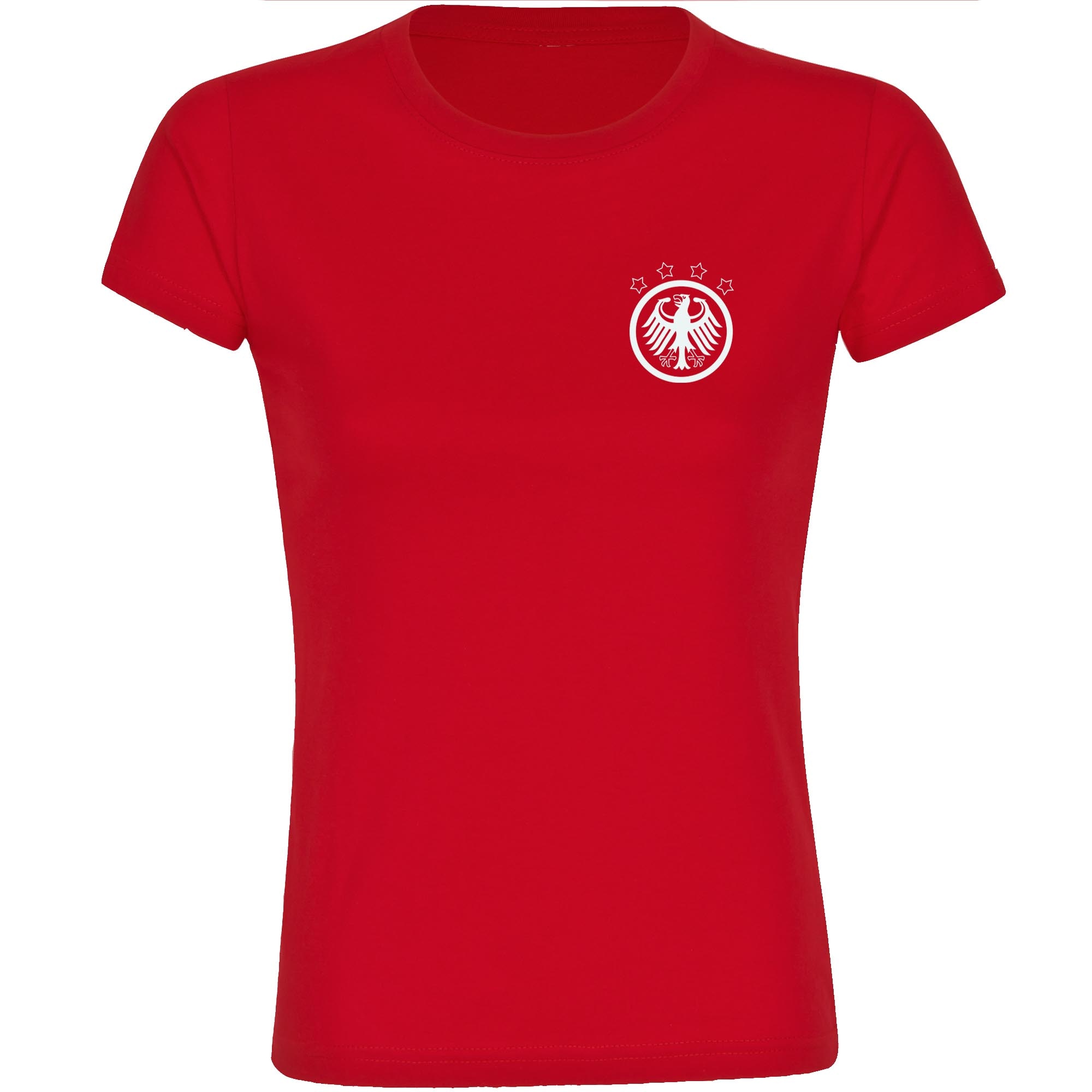 multifanshop Damen T-Shirt - Deutschland - Adler Retro - Druck wei&szlig; - Frauen - Bild 1
