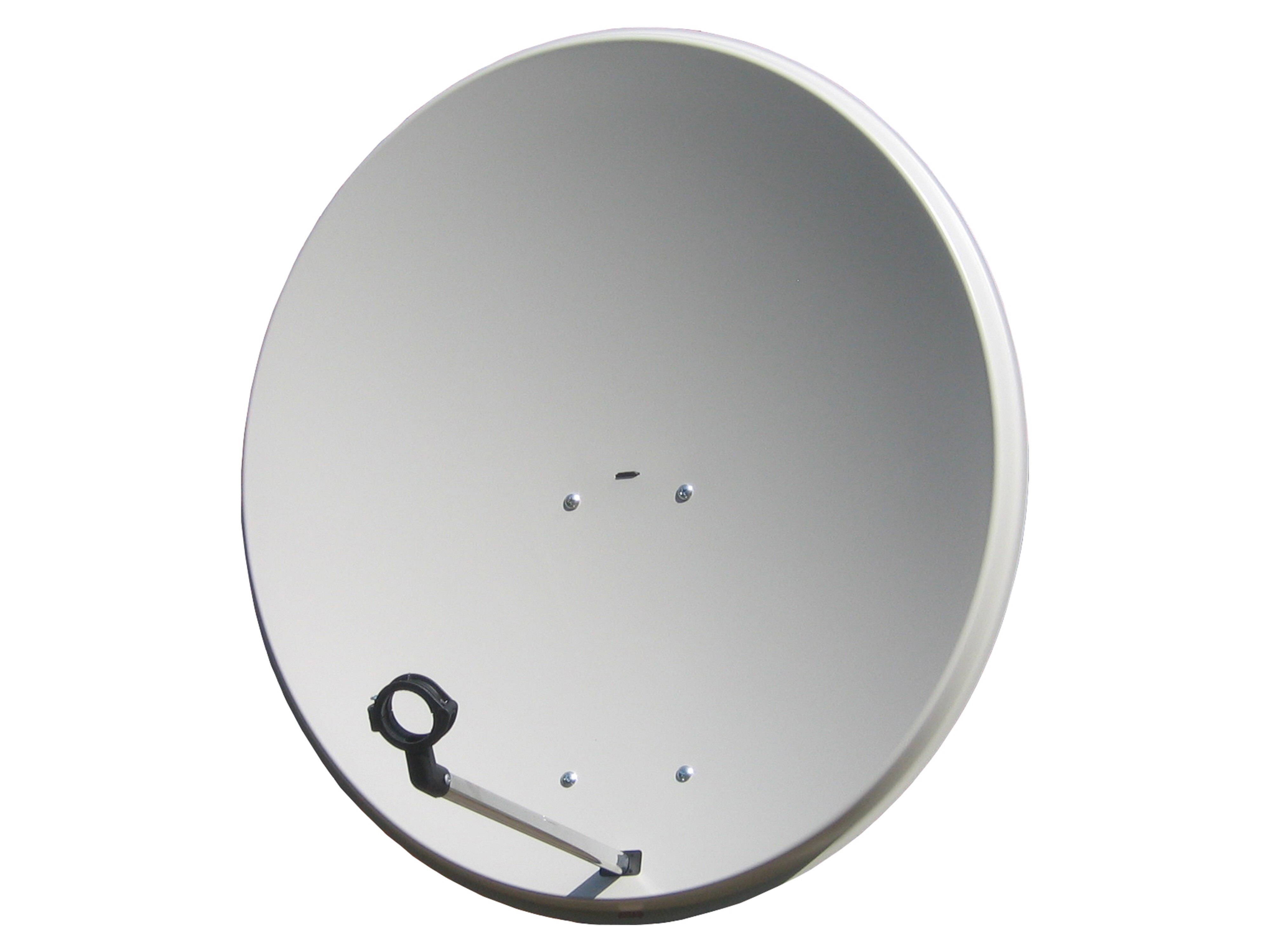 sky vision Stahl Satellitenspiegel 80 cm, 40 mm Feedaufnahme, RAL 7035 - Bild 1