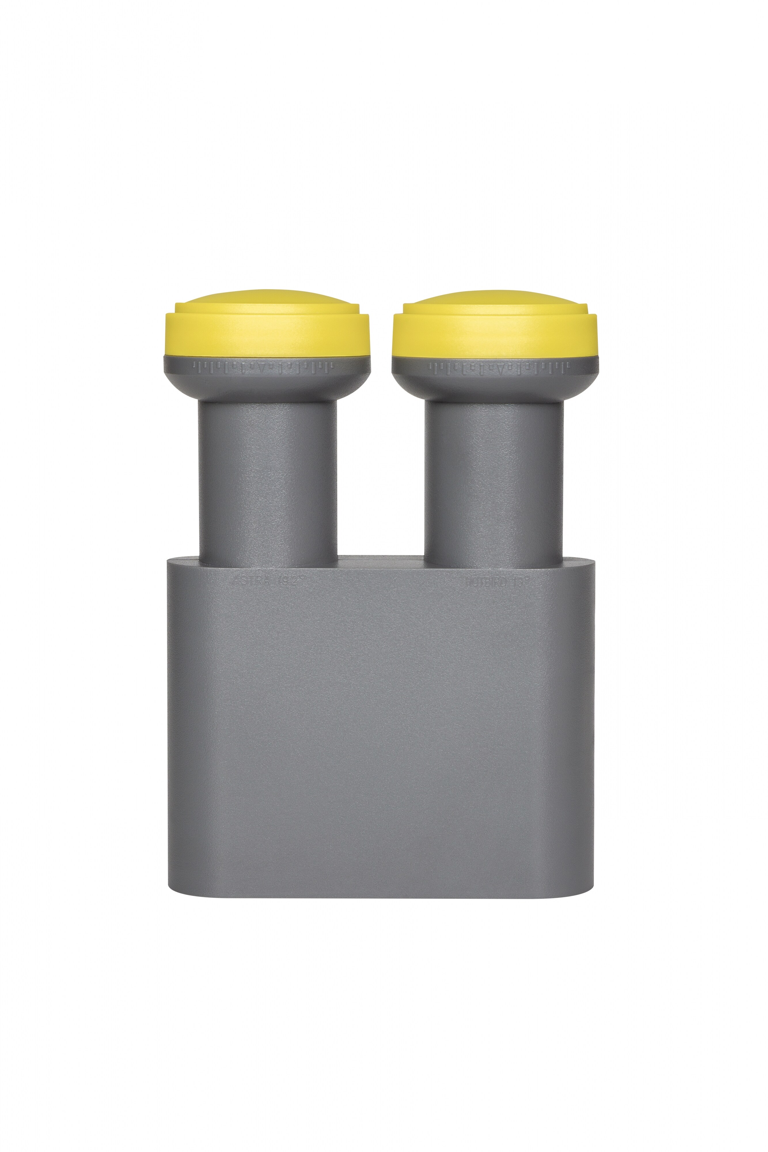 Humax Quad-Monoblock-LNB, 2 Satelliten 4 Teilnehmer, 0,1 dB Rauschma&szlig; - Bild 1