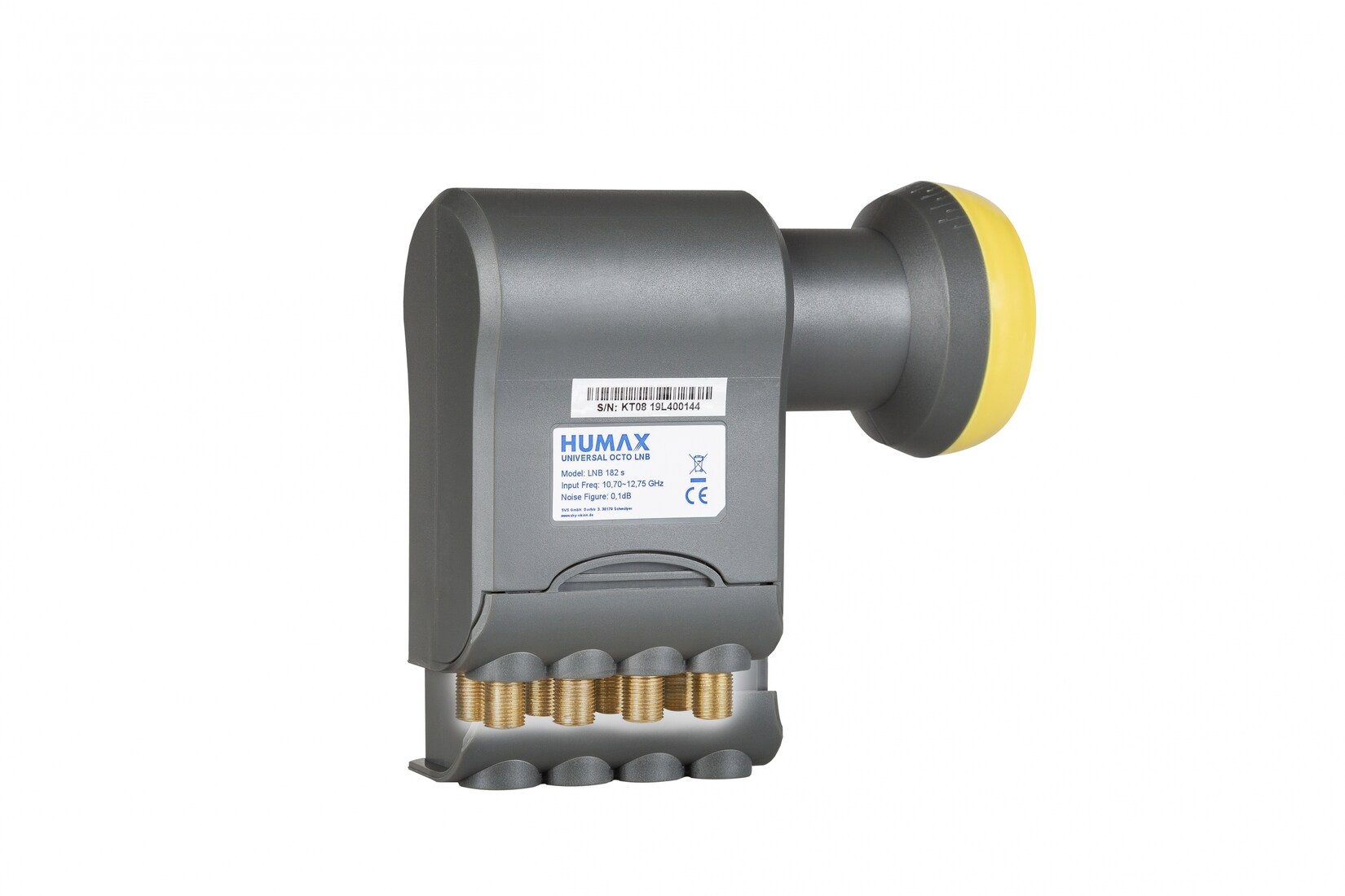 Humax Octo-Universal-LNB, Integrierter Wetterschutz LTE-Filter, Karton | 04043745620405