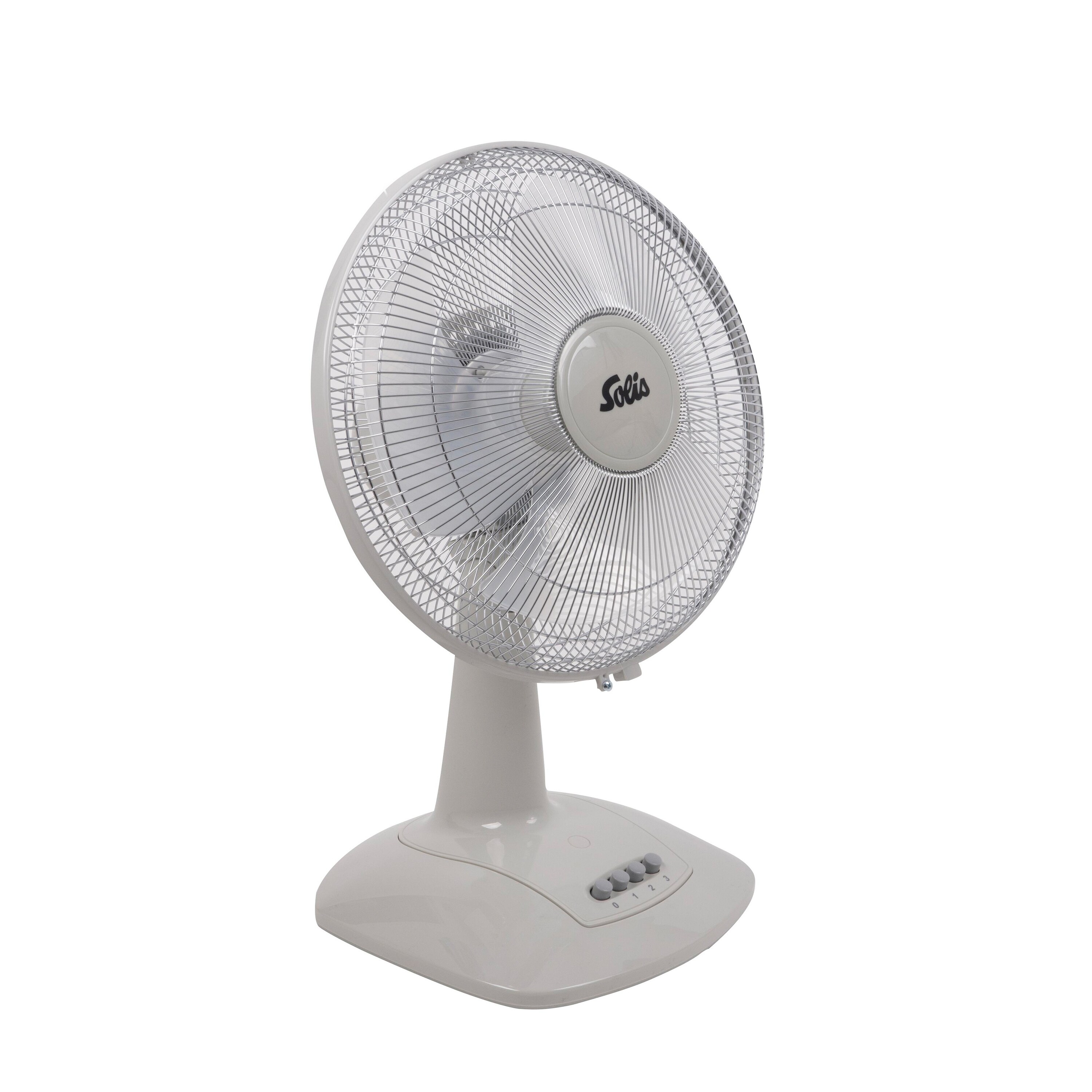 Solis Tischventilator Oszillation, 30 cm Durchmesser, 45 Watt,3 Stufen - Bild 1