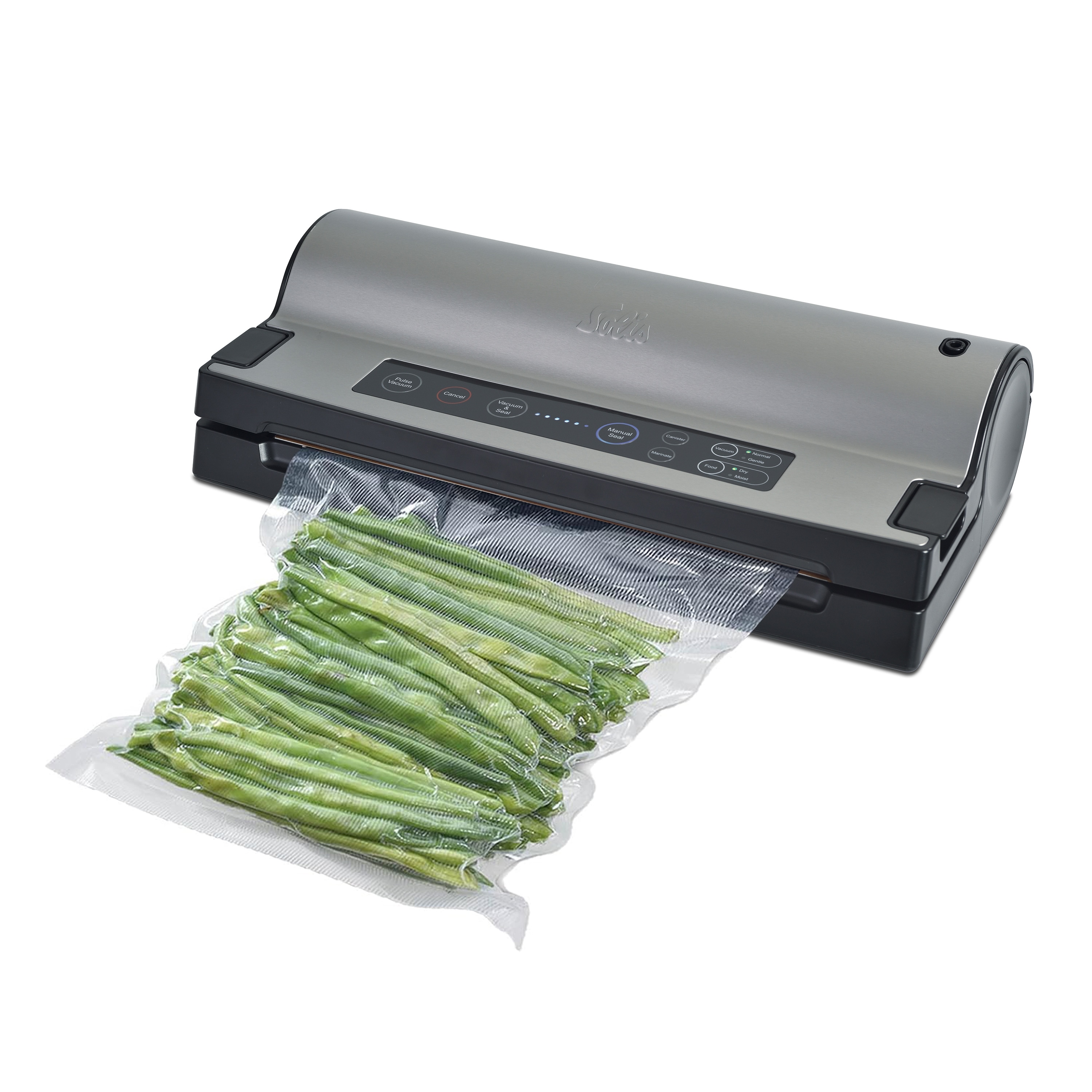 Solis Vakuumierger&auml;t Marinierfunktion 2,5mm Schwei&szlig;naht Vakuumschlauch - Bild 1