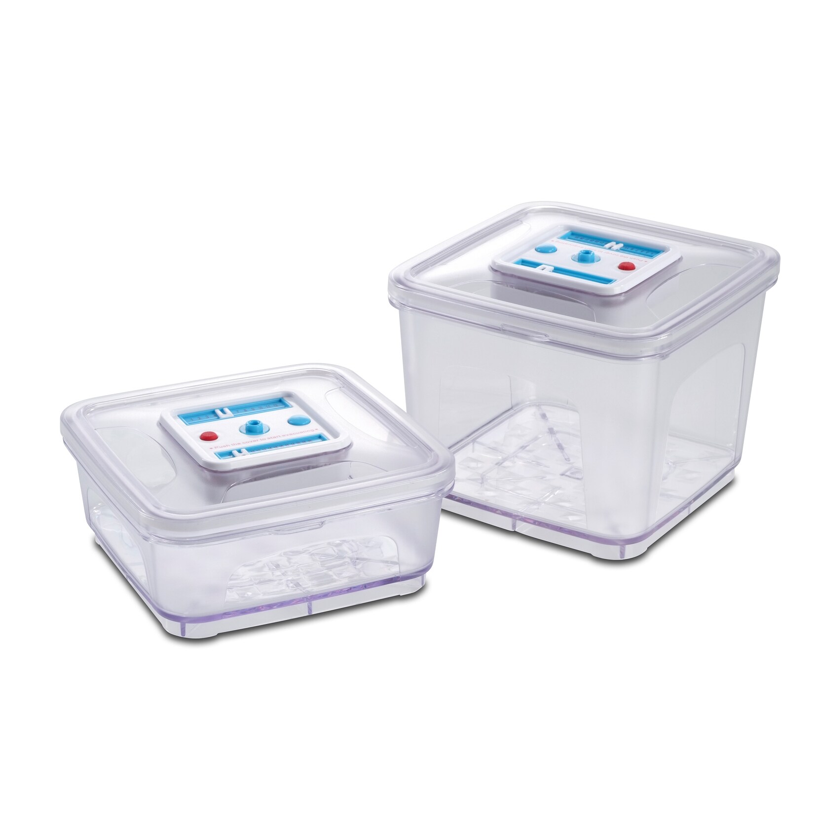 Solis Vakuumierbehälter-Set 2 Stk. 1000/2800ml Vakuumieren/Marinieren