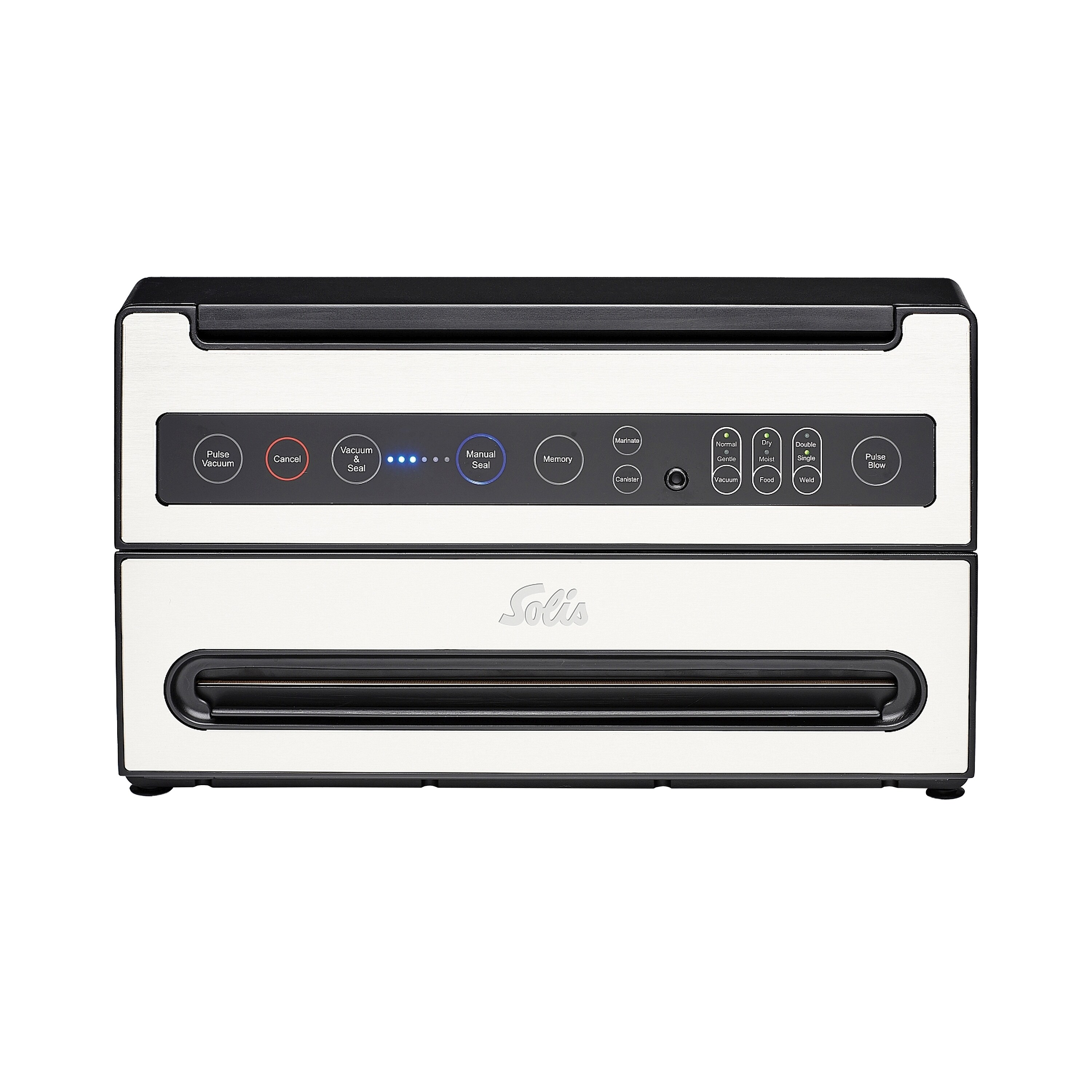 Solis Vakuumierger&auml;t, 30cm Beutel doppelte Schwei&szlig;naht Vakuumschlauch - Bild 1