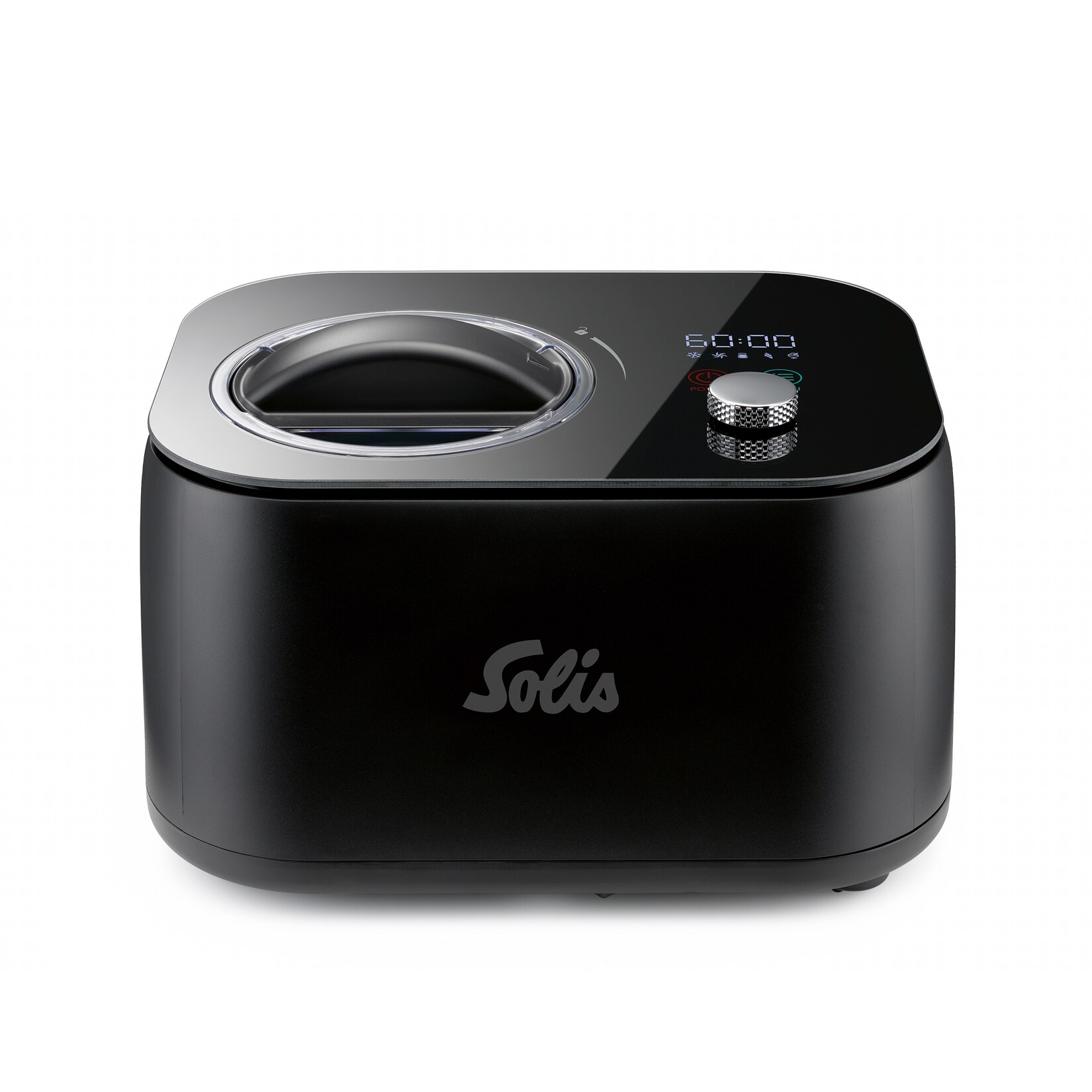 Solis Ice Dream Eismaschine Kompressor 1 Liter Eis Joghurt, Rezeptbuch