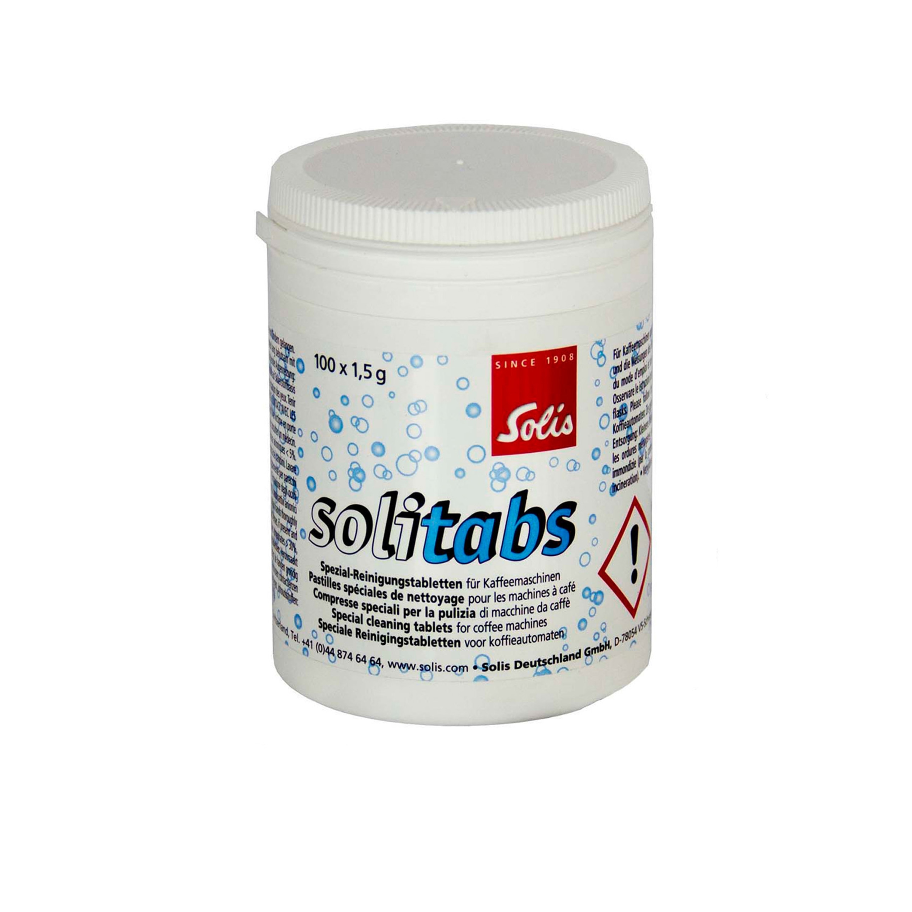 Solis Reinigungstabletten Solitabs 100 Stk. f&uuml;r Espressomaschinen - Bild 1