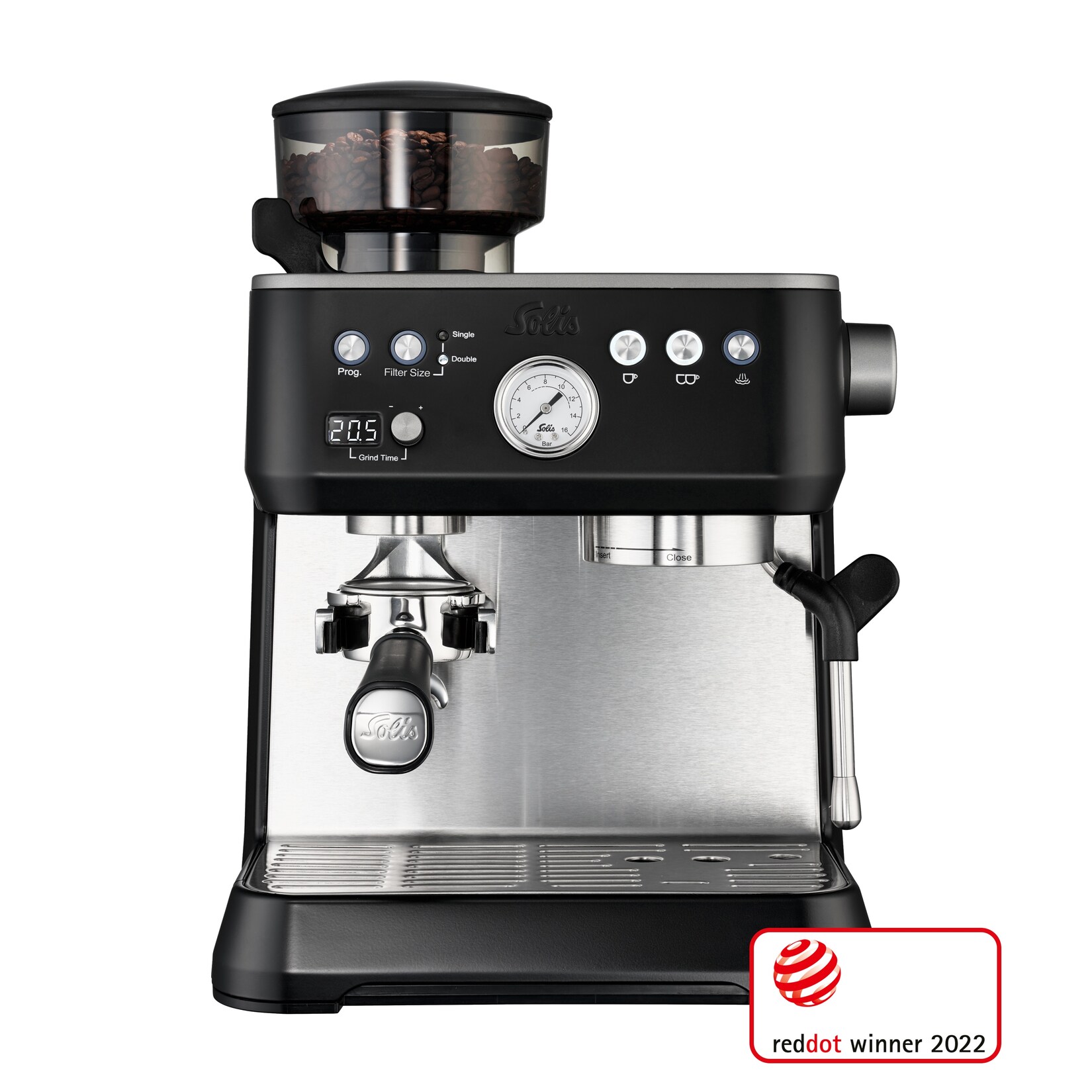 Solis Siebträgermaschine 98070 schwarz | 07611210980704