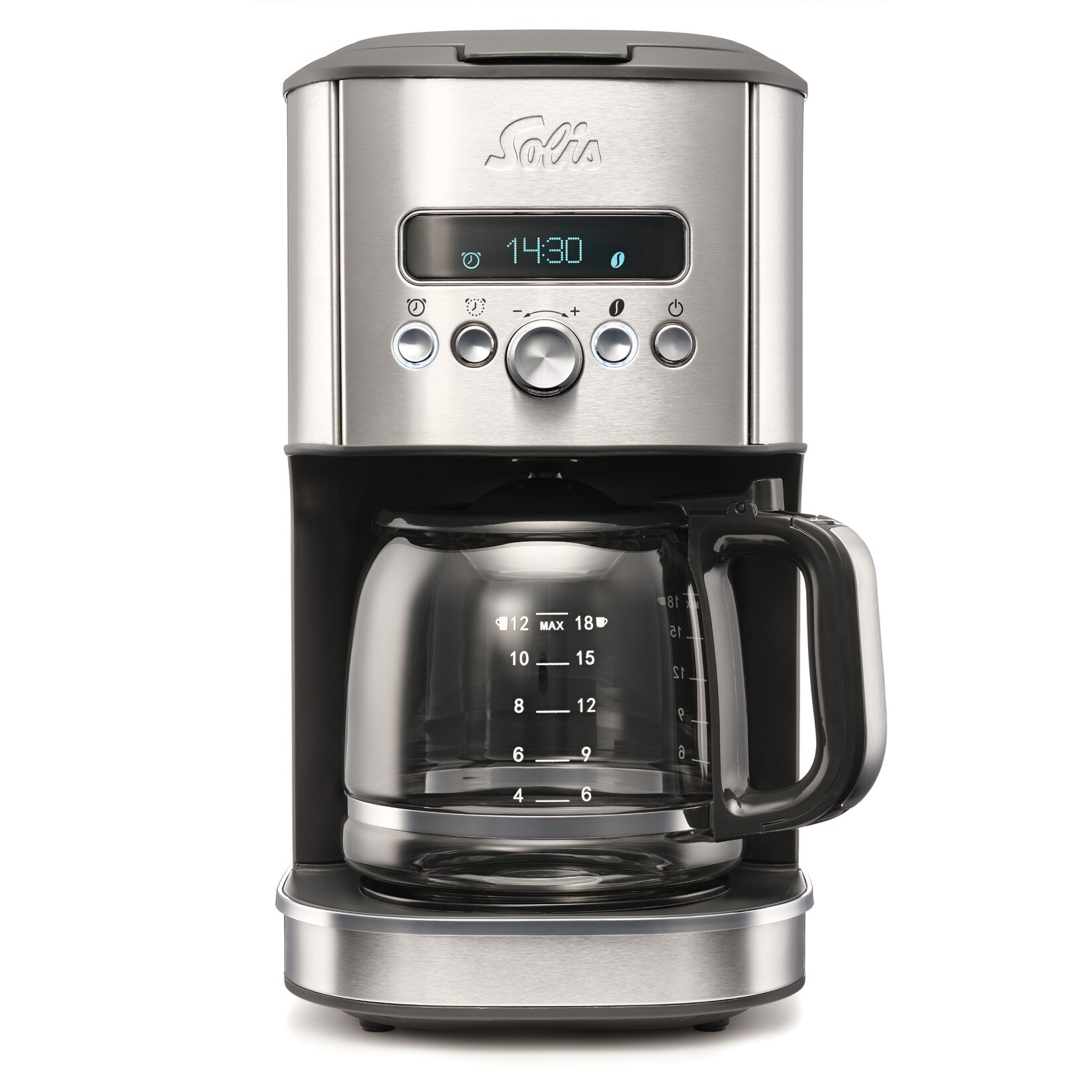Solis Filterkaffeemaschine 1,8 Liter, für 12-18 Tassen, Timer | 07611210980902