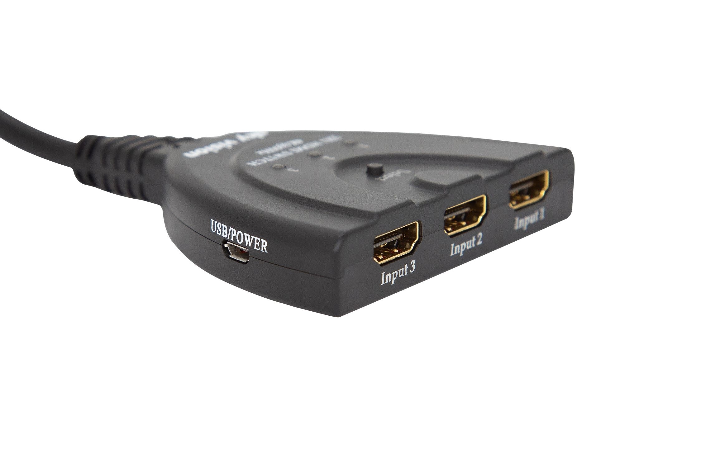 sky vision HDMI Umschalter, 3x1 IN, 1x OUT, 1080P, HDR10,Dolby Digital - Bild 1