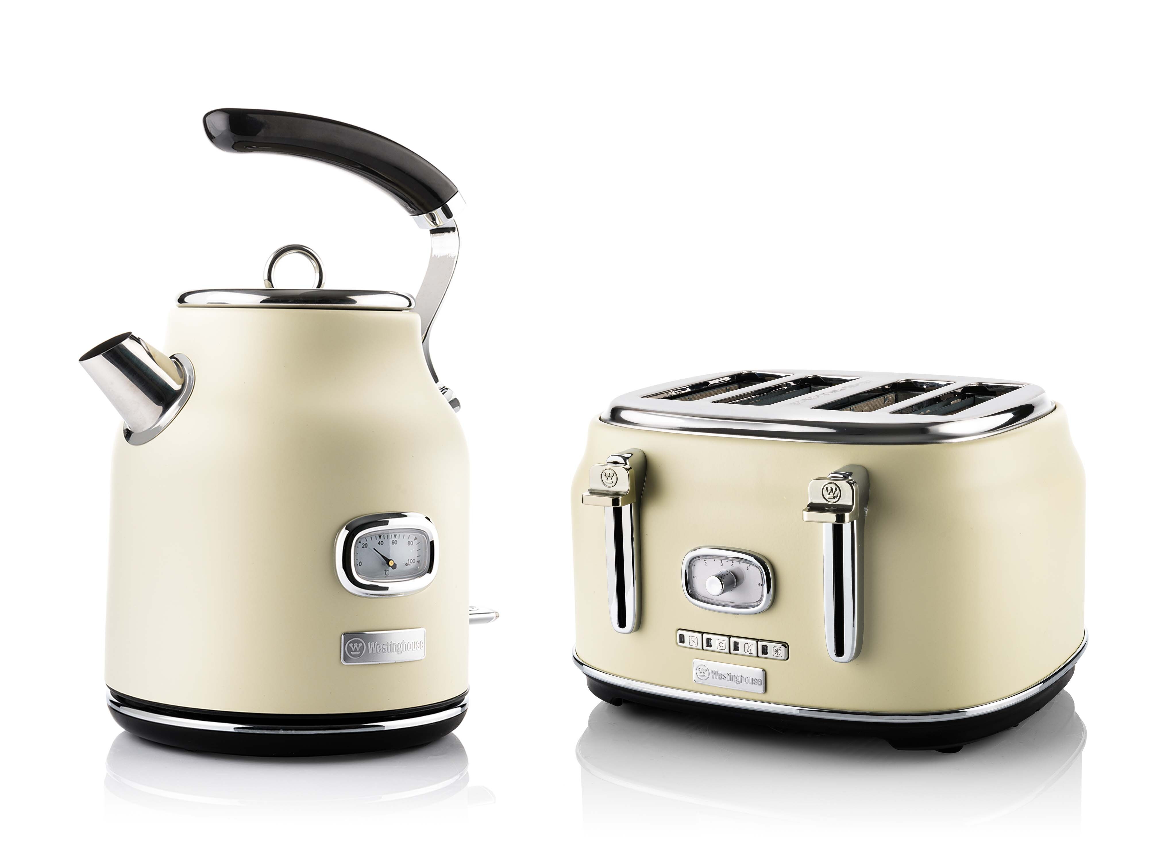 Westinghouse Fr&uuml;hst&uuml;cksset WES06 cremewei&szlig; - Bild 1