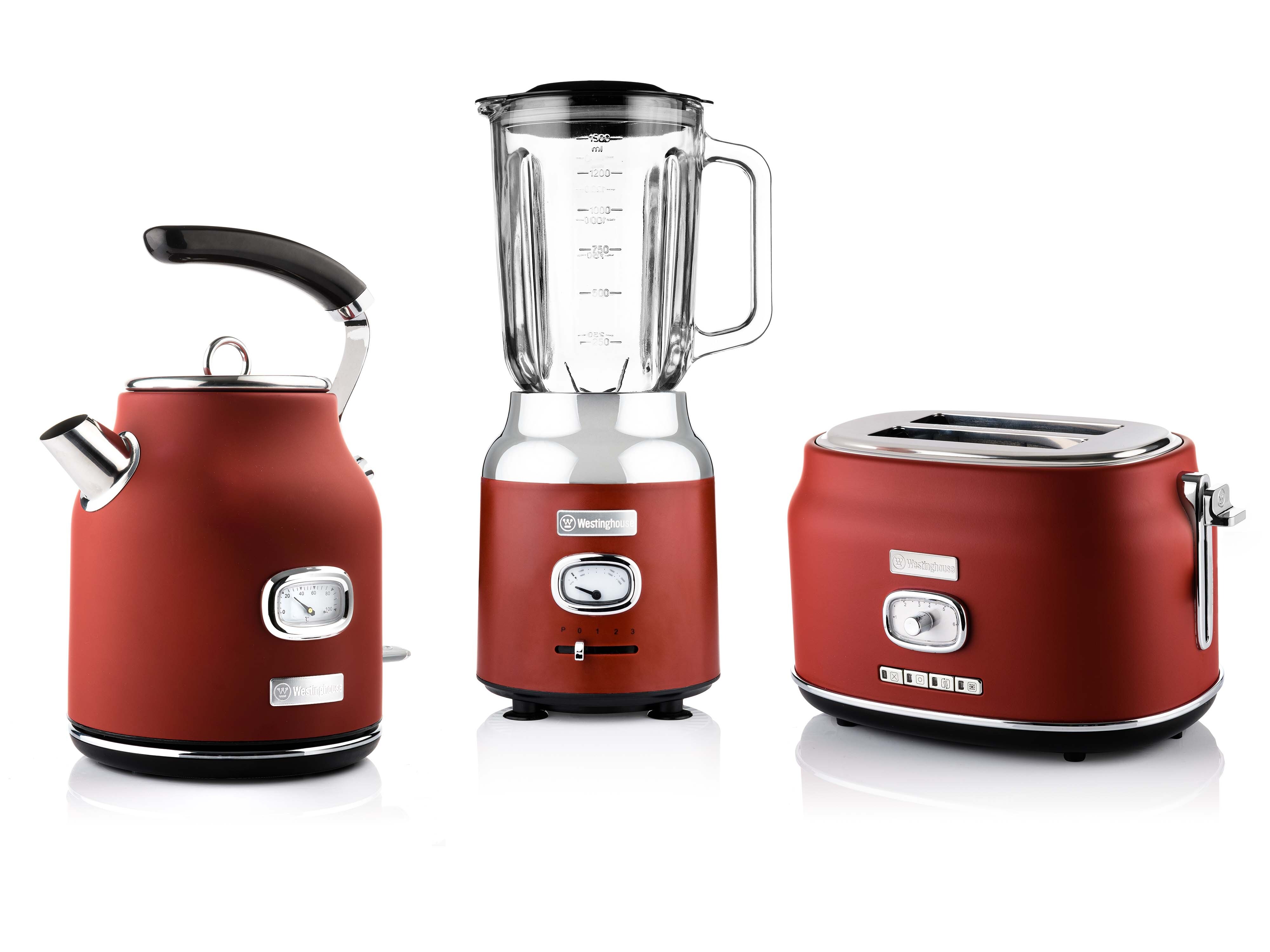 Westinghouse Fr&uuml;hst&uuml;cksset WES08 rot - Bild 1