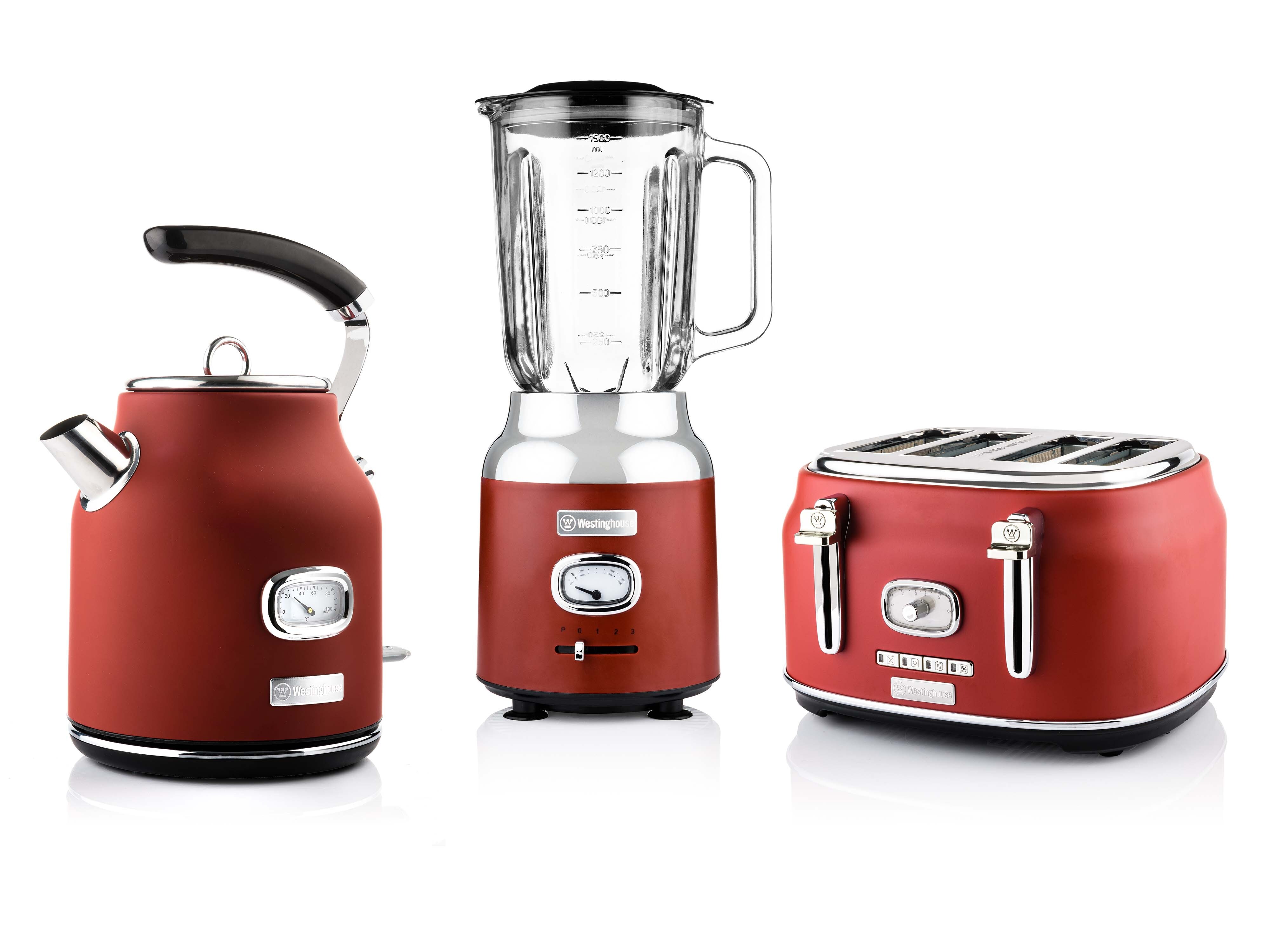 Westinghouse Fr&uuml;hst&uuml;cksset WES11 rot - Bild 1
