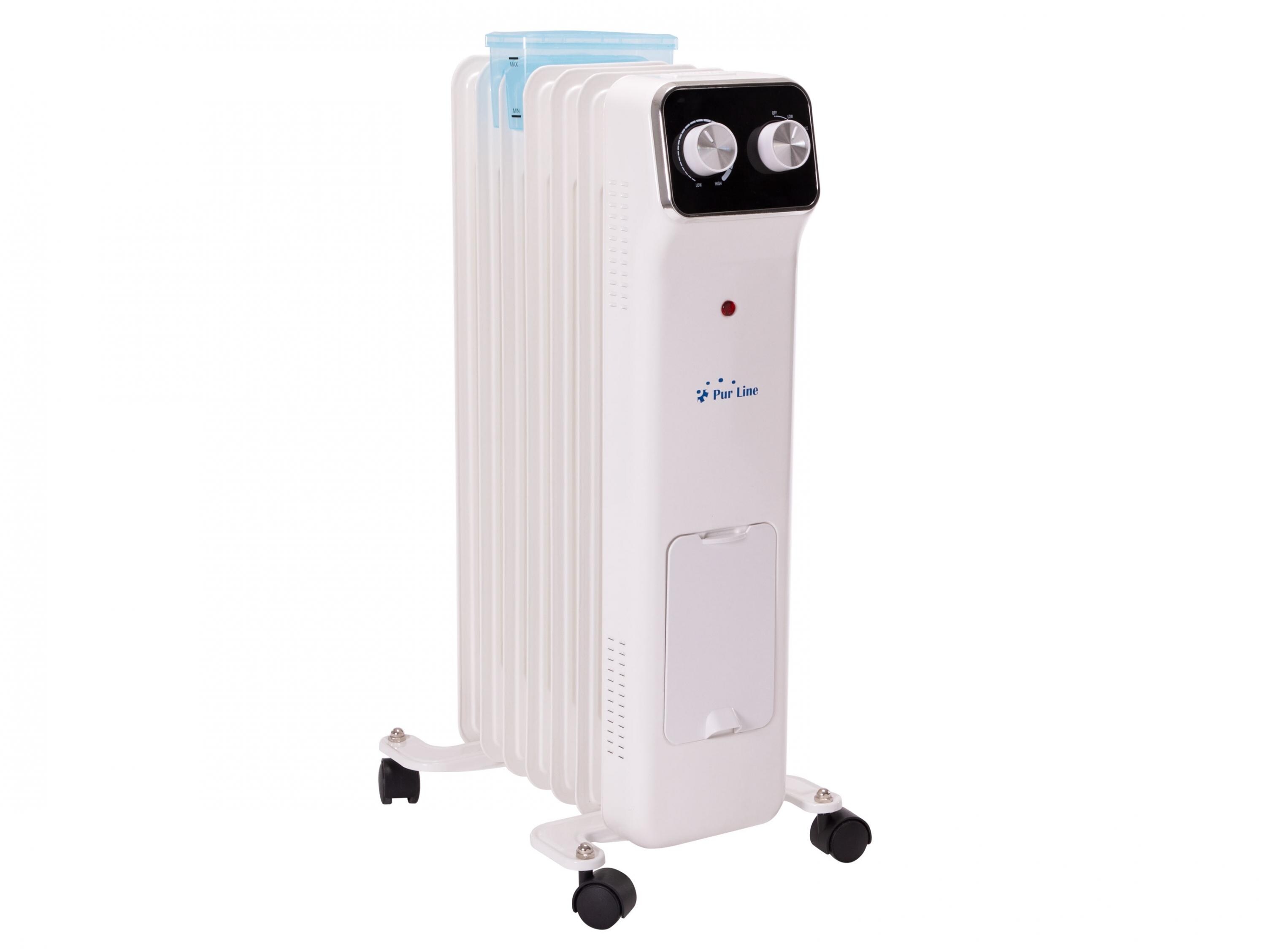 Pur Line &Ouml;l Radiator 2 Stufen 1000/1500W Thermostat &Uuml;berhitzungsschutz - Bild 1