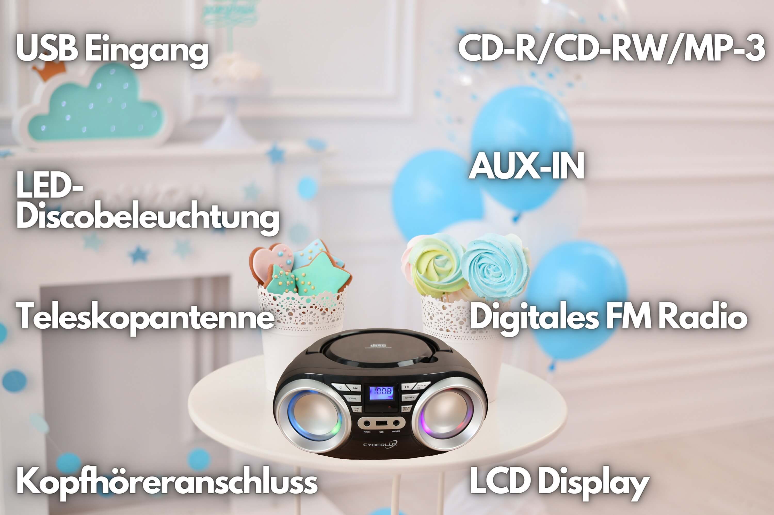 中古】【非常に良い】Digital LCD Display Cd Player さわろ by CYBER  