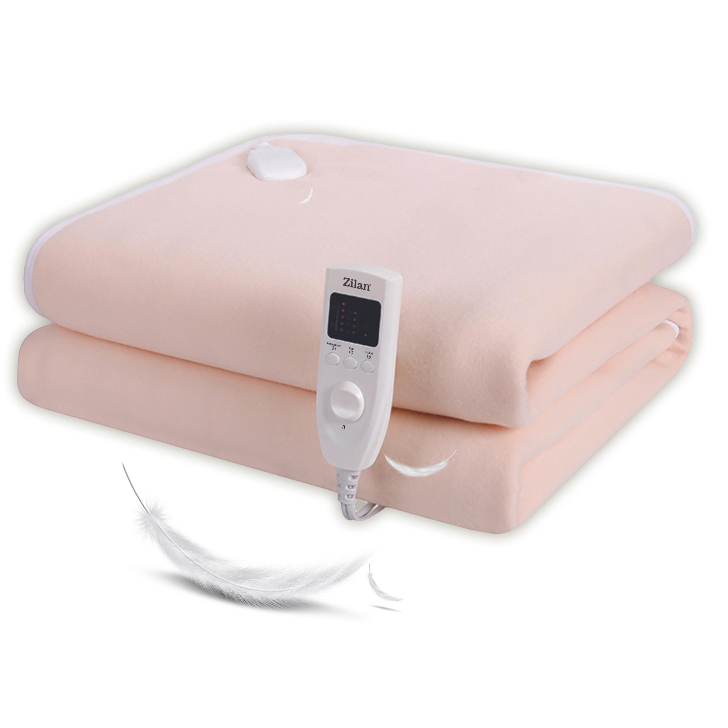 Zilan Elektrische Heizdecke mit Timer W&auml;rmedecke 150x80cm beige - Bild 1