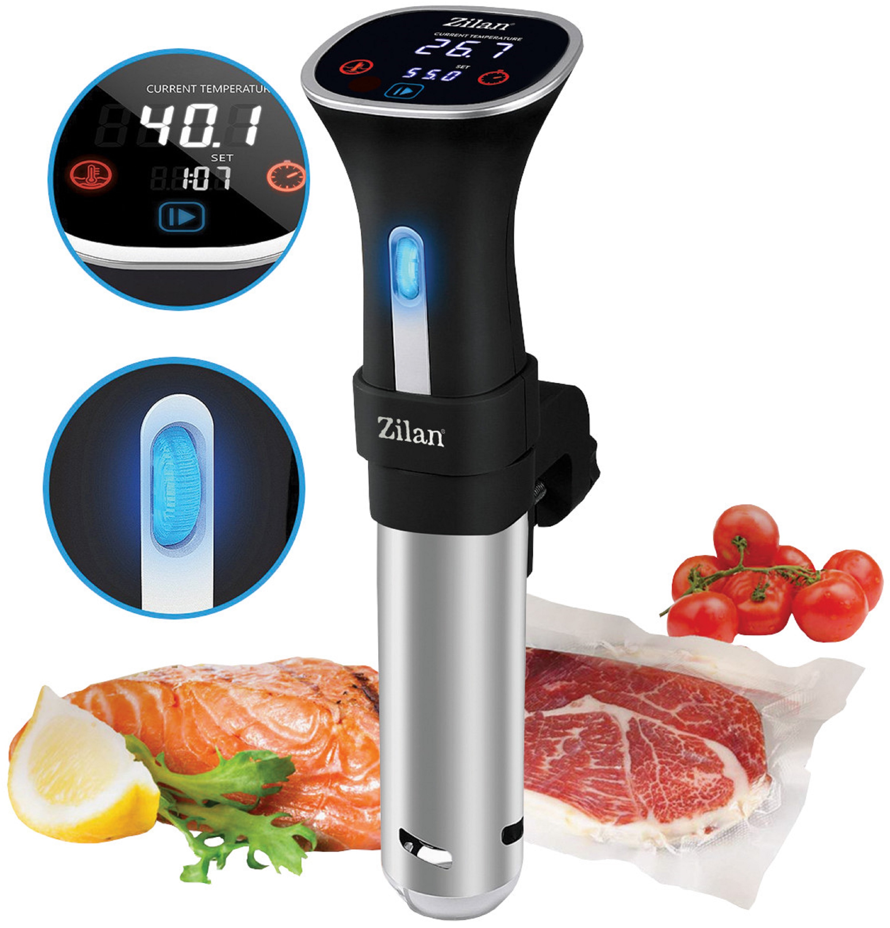 Zilan Sous Vide Garer Schongarer 800W Timer Digitales Display - Bild 1