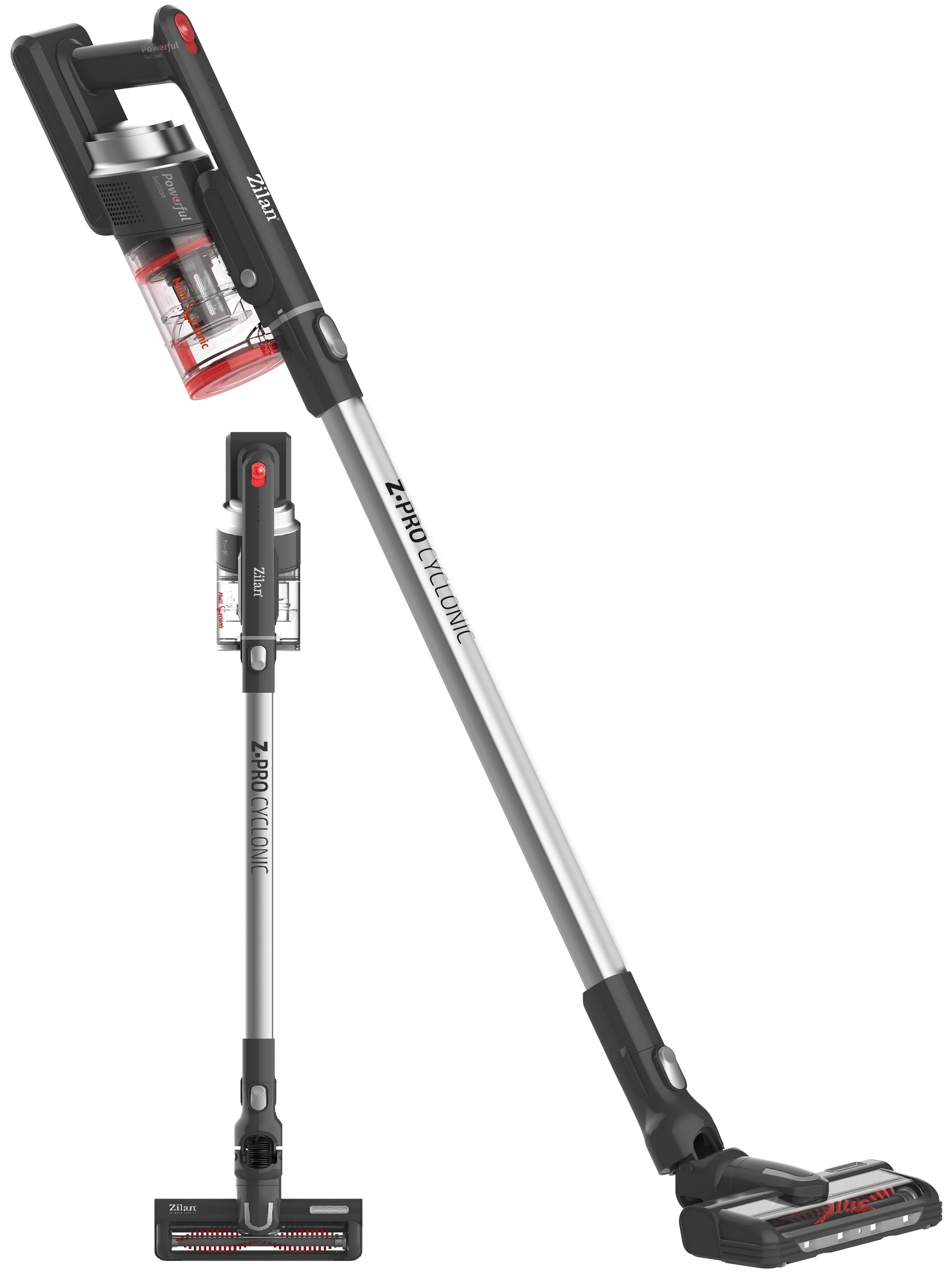 Zilan Kabelloser Akku Staubsauger Multi Zyklonen-Technologie 140W - Bild 1