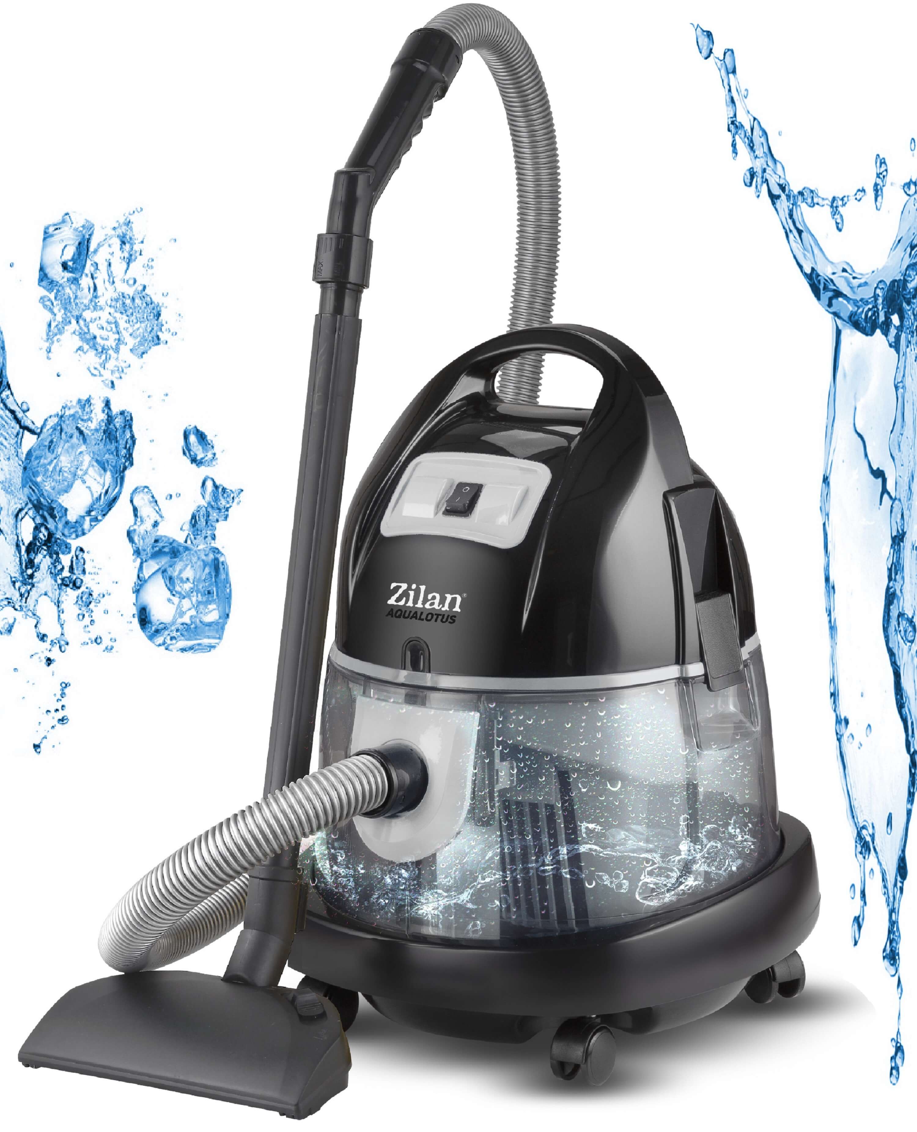Zilan Staubsauger m. Wasserfilter Nass/Trocken Sauger 8L 2000W grau - Bild 1