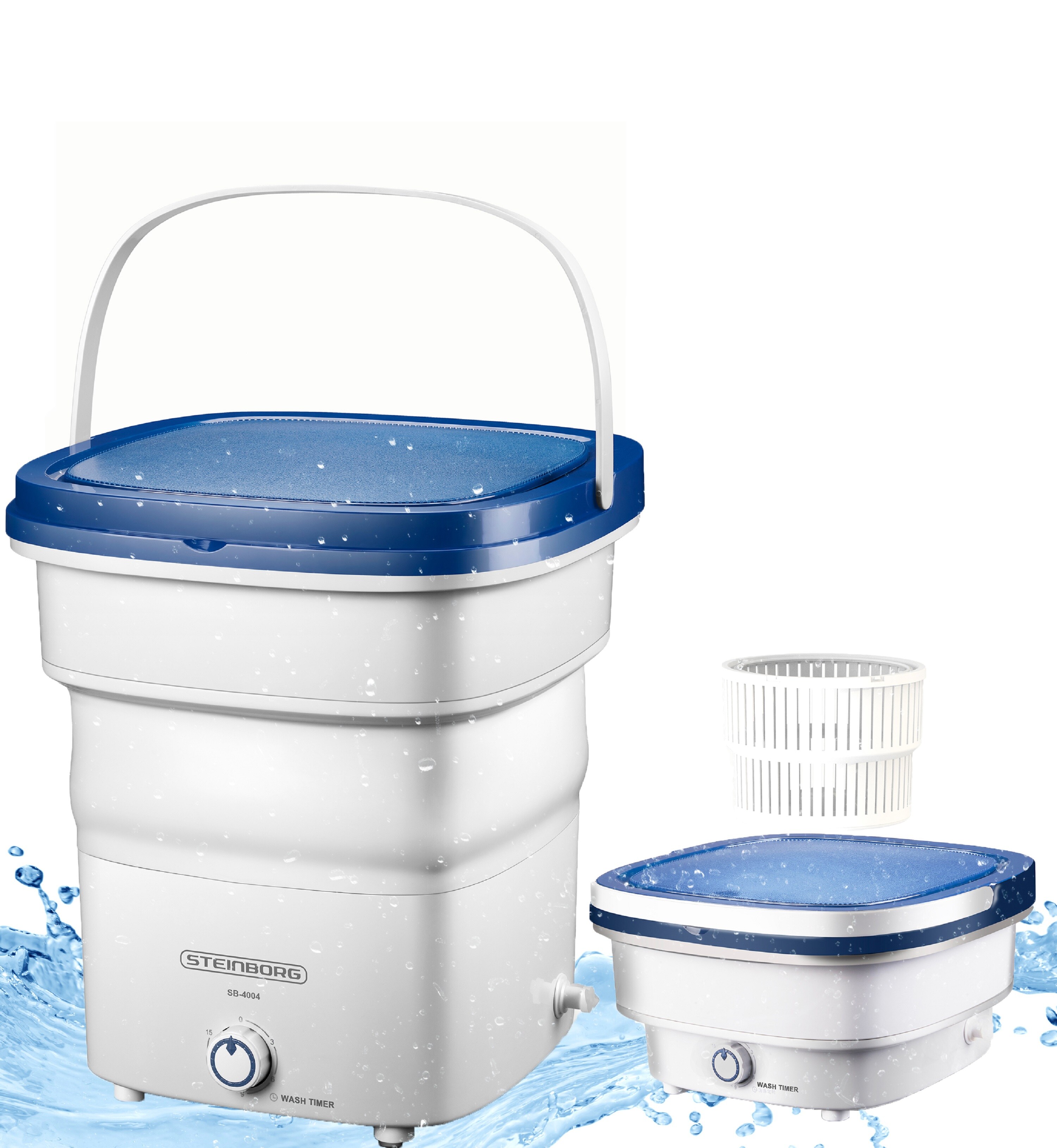 Steinborg Faltbare Mini Waschmaschine 1.5KG Camping Waschmaschine - Bild 1