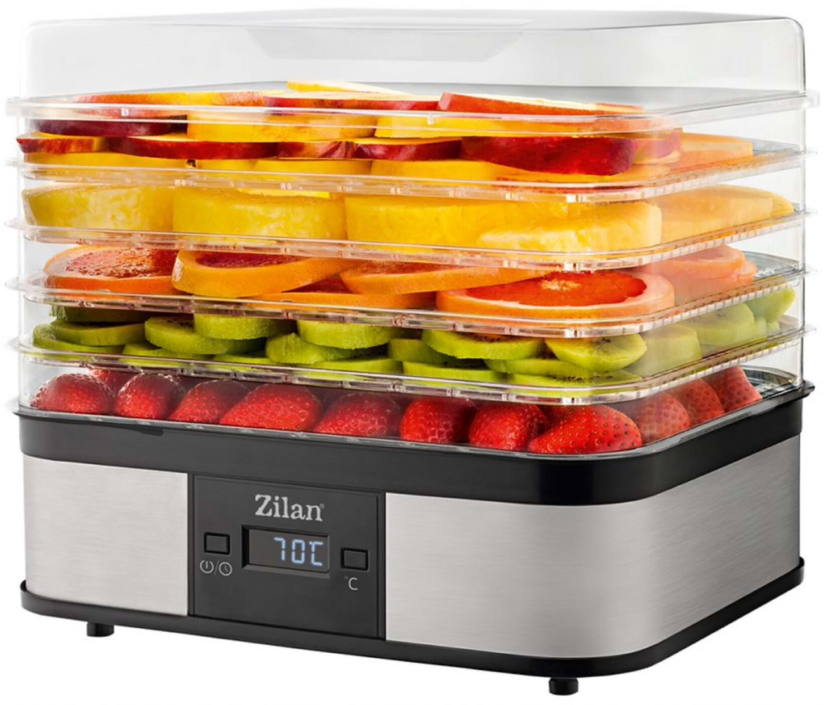Dörrautomat mit Digital Display 5 Ebenen 48h Timer 245W