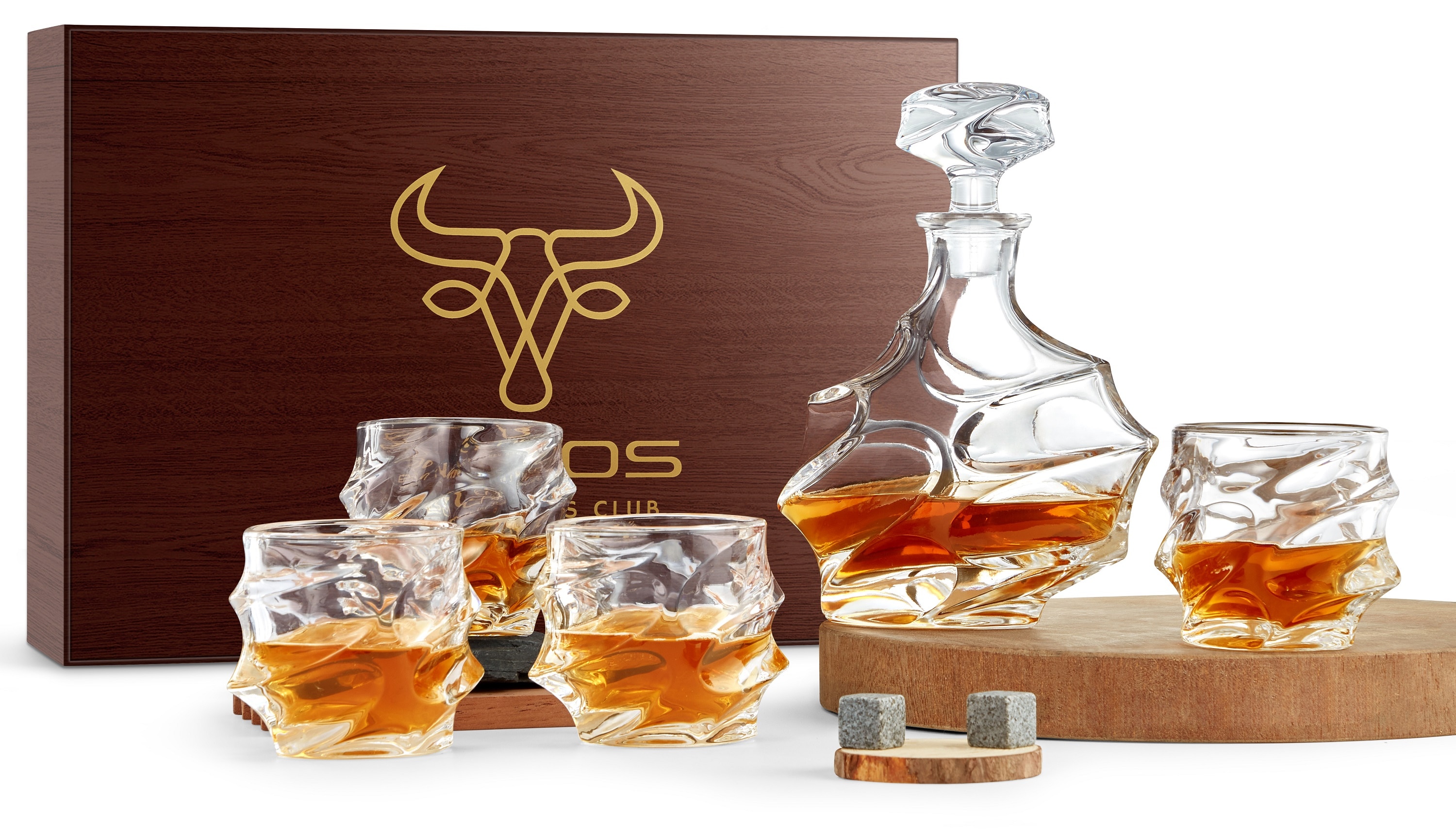 Echos Whiskyset Whiskygl&auml;ser 7-Teiliges Whiskeyset Geschenkset - Bild 1