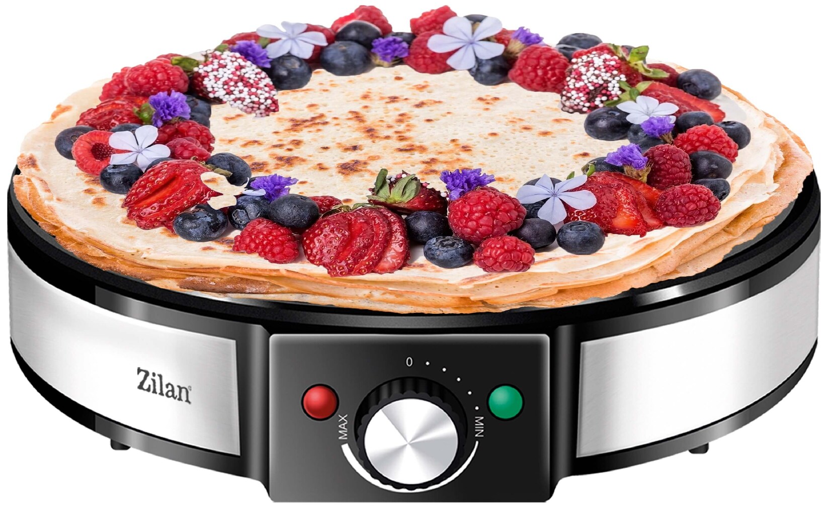 Zilan Crepes Maker 1200W Cool-Touch Griff Antihaftbeschichtung | 08682744802922