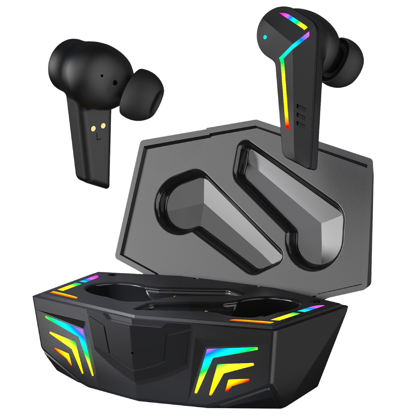 Cyberlux In Ear RGB Bluetooth Gaming Kopfhörer 150h Akkulaufzeit | 04260716010564