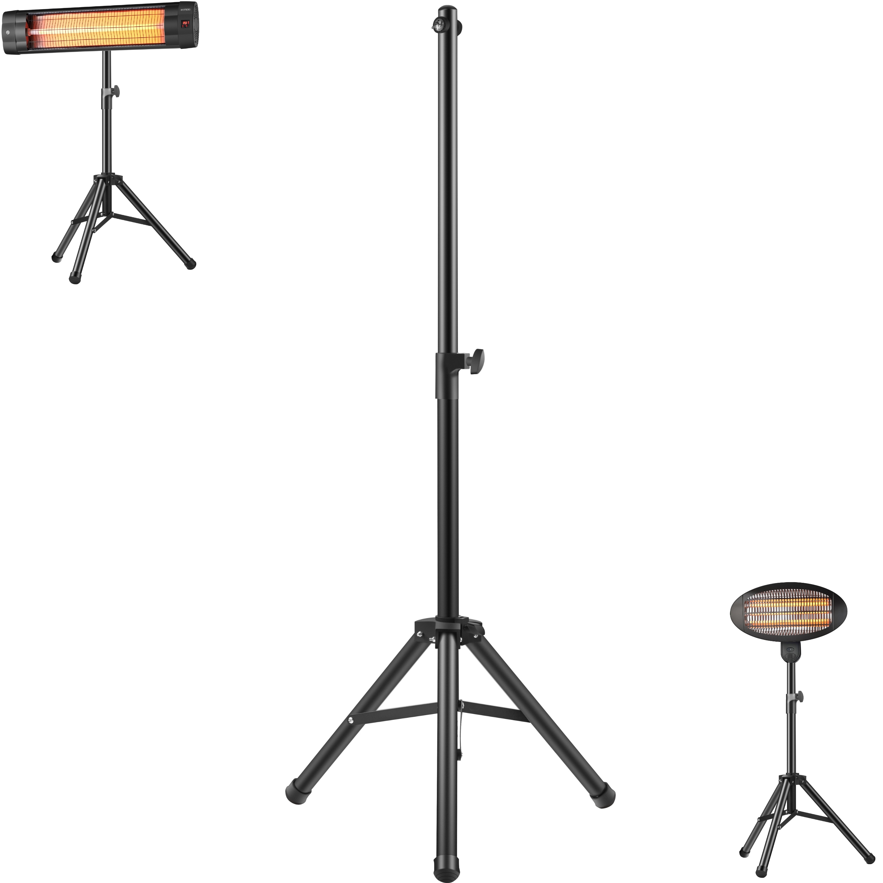 Echos Universalst&auml;nder Stativ f&uuml;r Heizstrahler Verstellbare H&ouml;he: 120 - 180cm - Bild 1