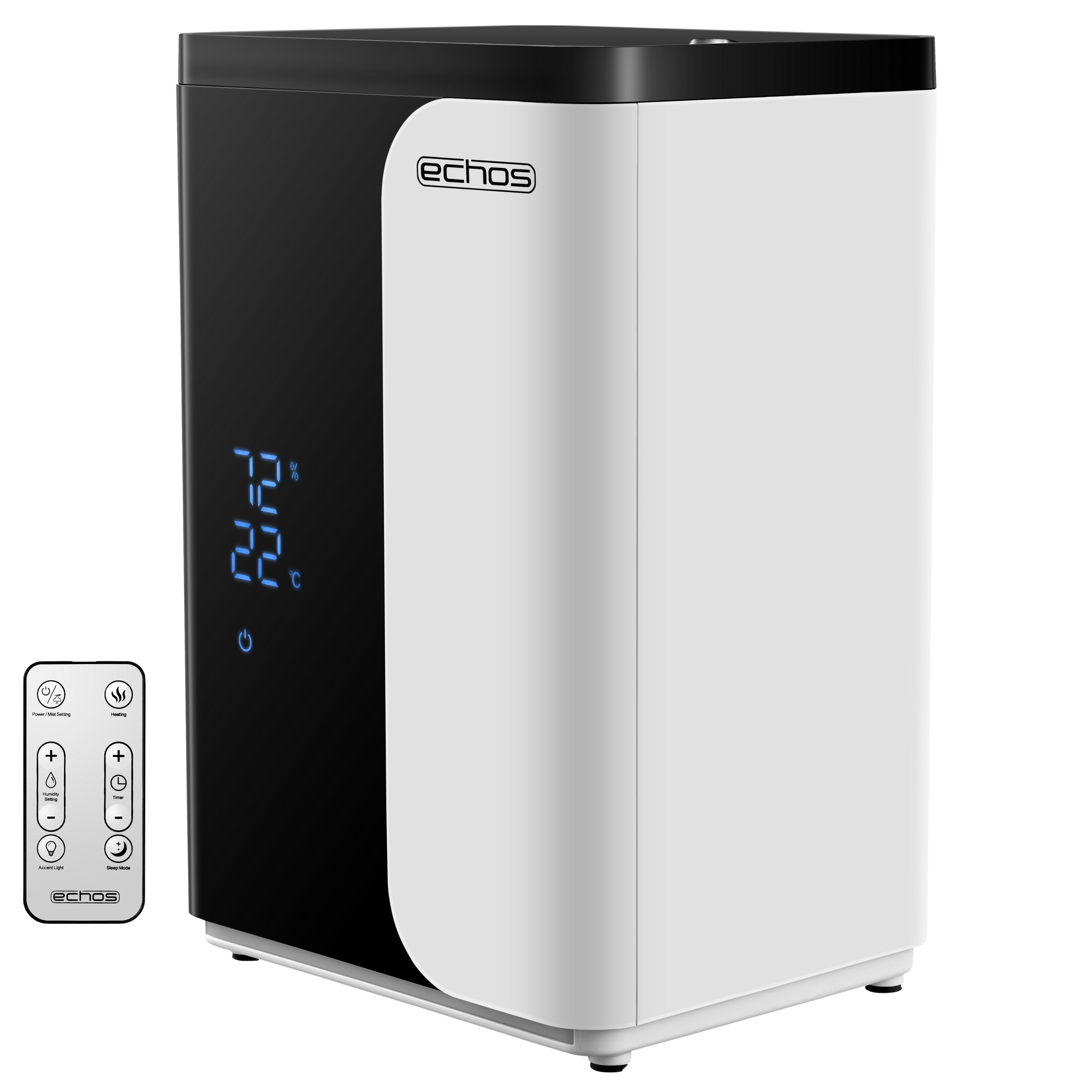 Echos WLAN Ultraschall Luftbefeuchter 5L Smart Life App Fernbedienung - Bild 1