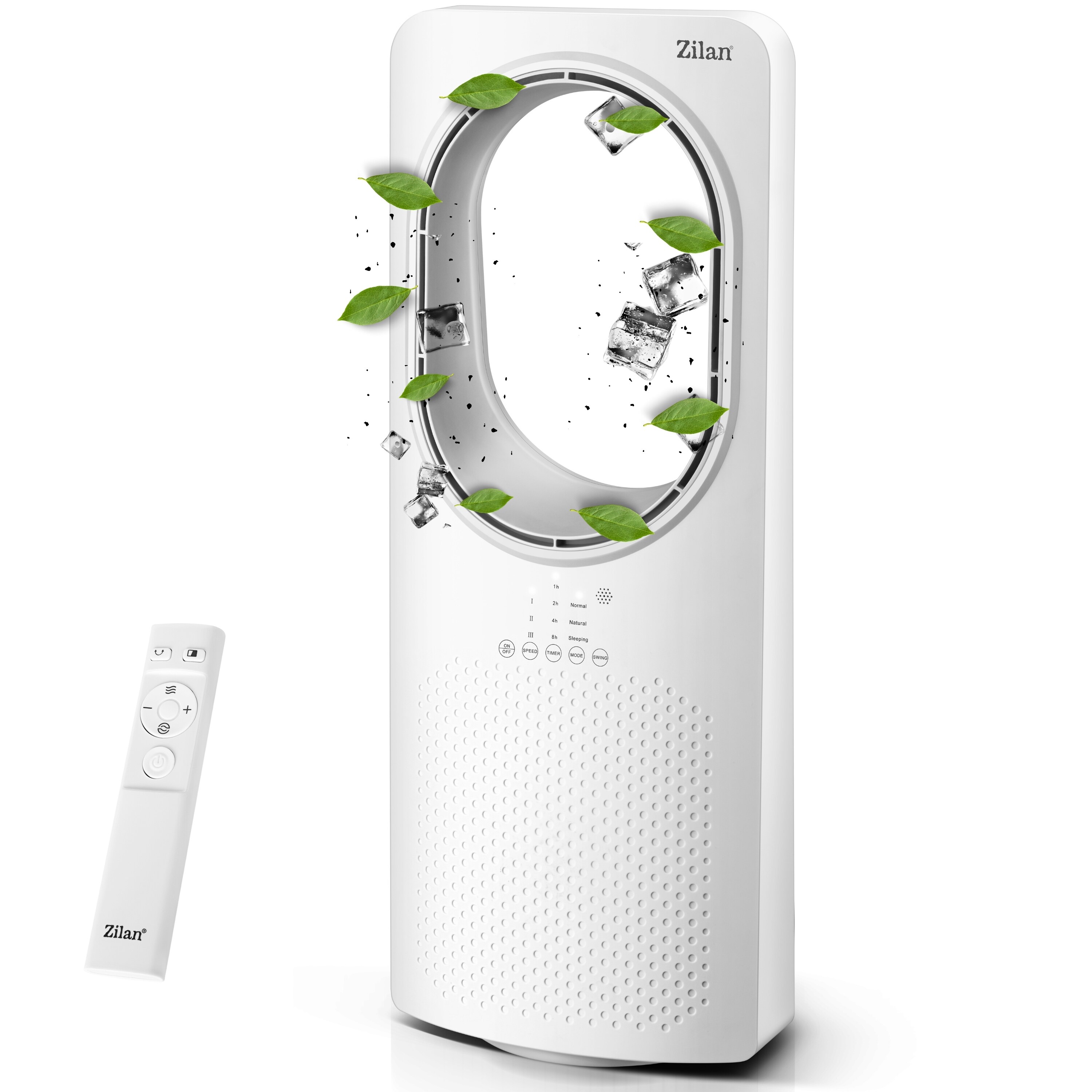 Zilan Turmventilator m. Fernbedienung 3 Stufen Timer LED-Anzeige - Bild 1