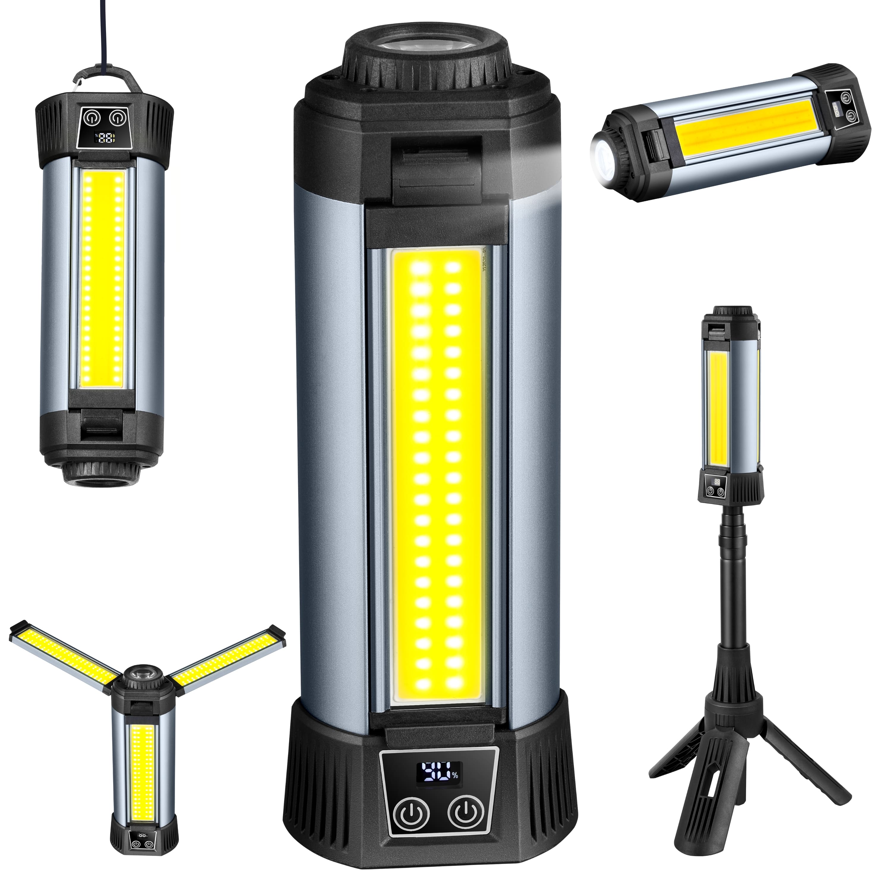 Steinborg 12in1 Multifunktionsleuchte LED-Campingleuchte 2000 Lumen 6000mAh - Bild 1