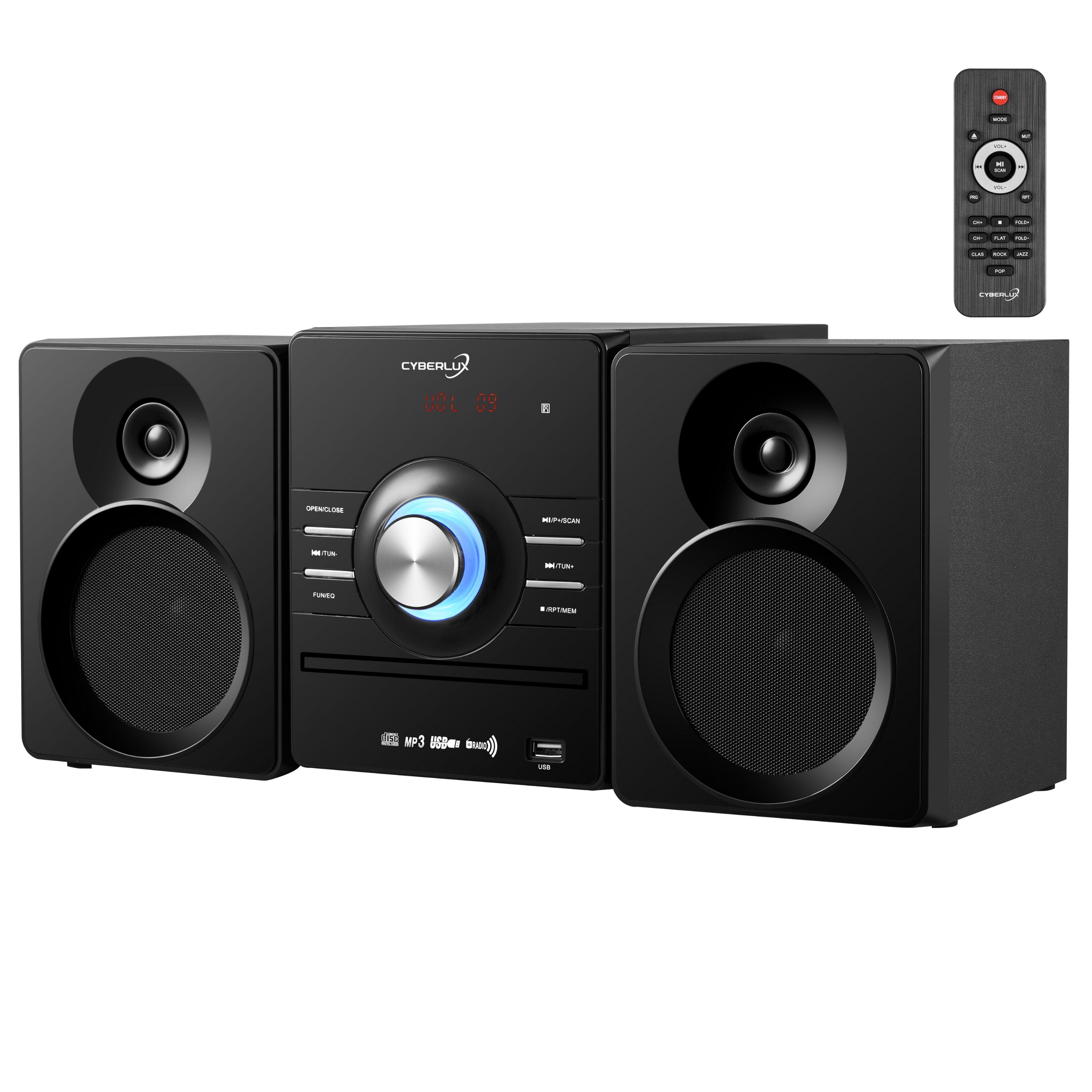 Cyberlux Kompaktanlage mit CD Player Bluetooth USB AUX In CD/MP3 FM Radio - Bild 1