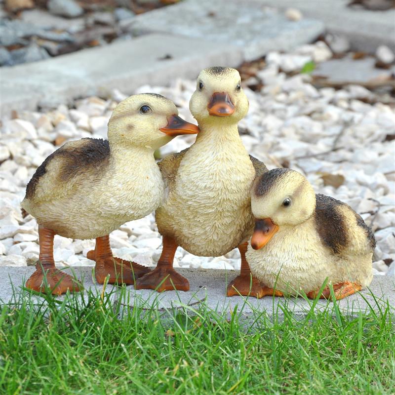 Dazikemo Dekofigur Gartenfigur Entenk&uuml;ken - Bild 1